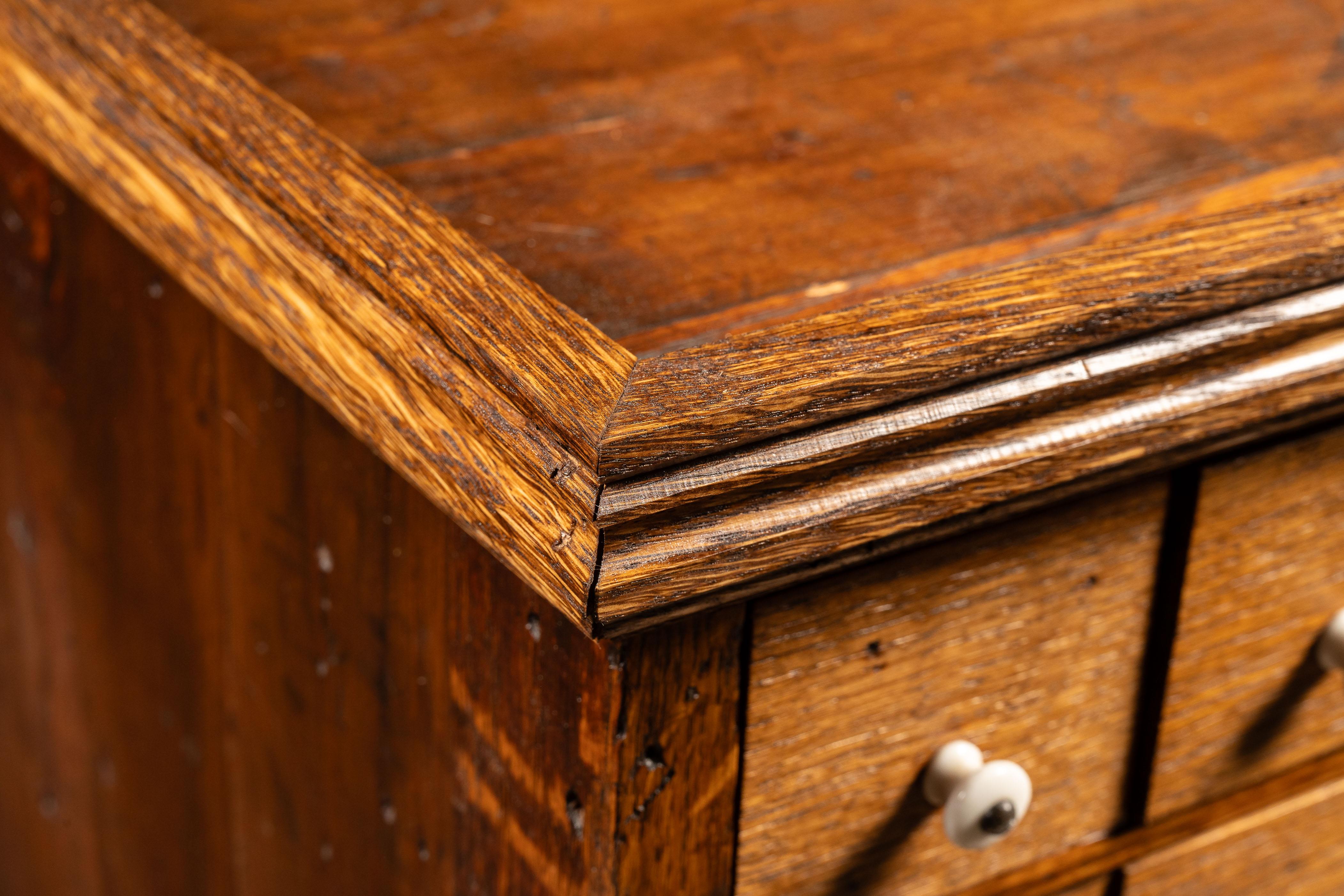 American Early Oak 90-Drawer Apothecary Cabinet