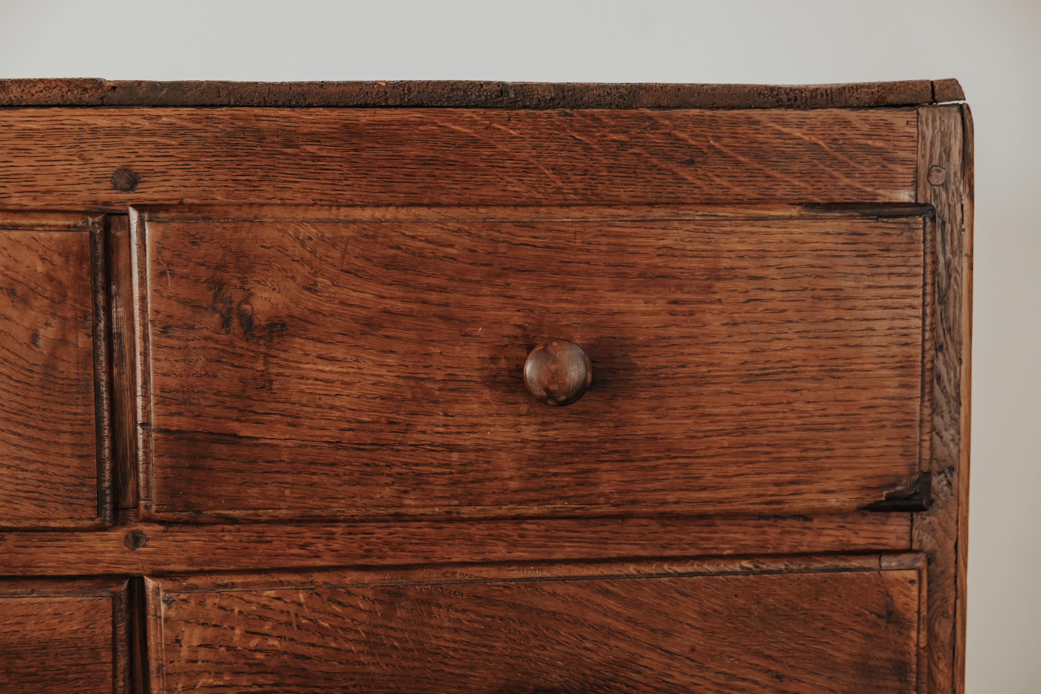 Chêne Armoire d'apothicaire en chêne de France, vers 1920 en vente