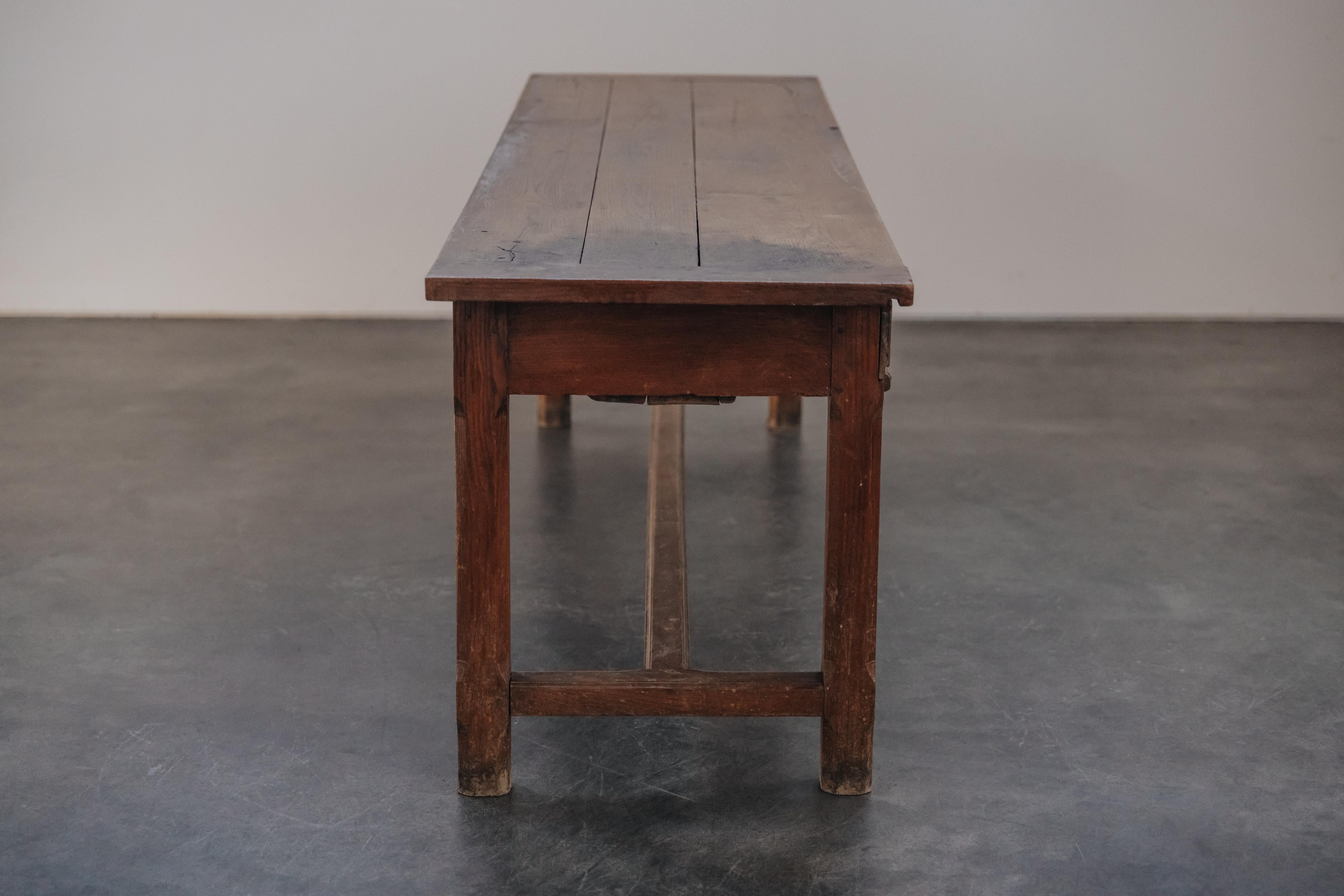 Early Oak Bakery Console From France, Circa 1900 1