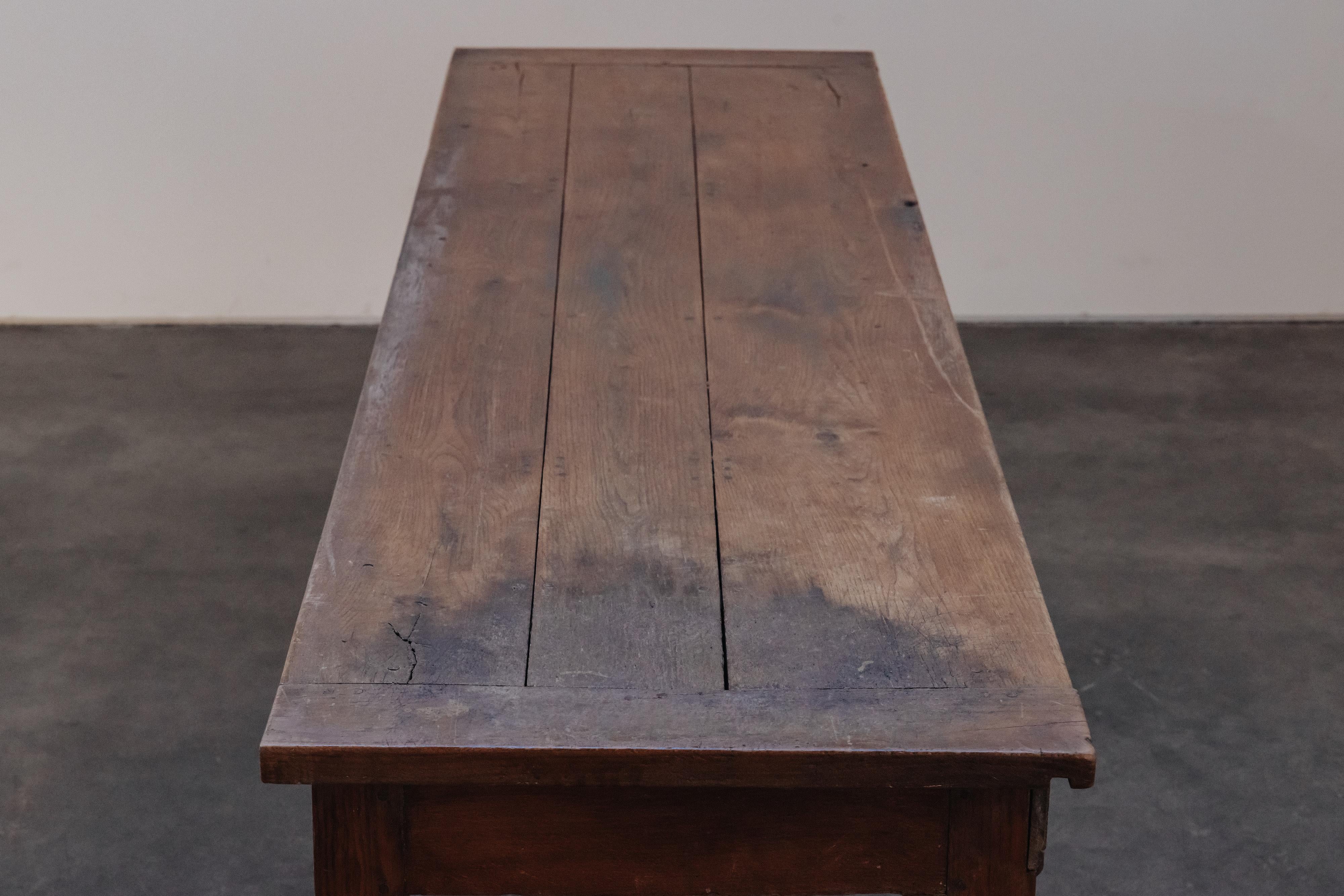 Early Oak Bakery Console From France, Circa 1900 2