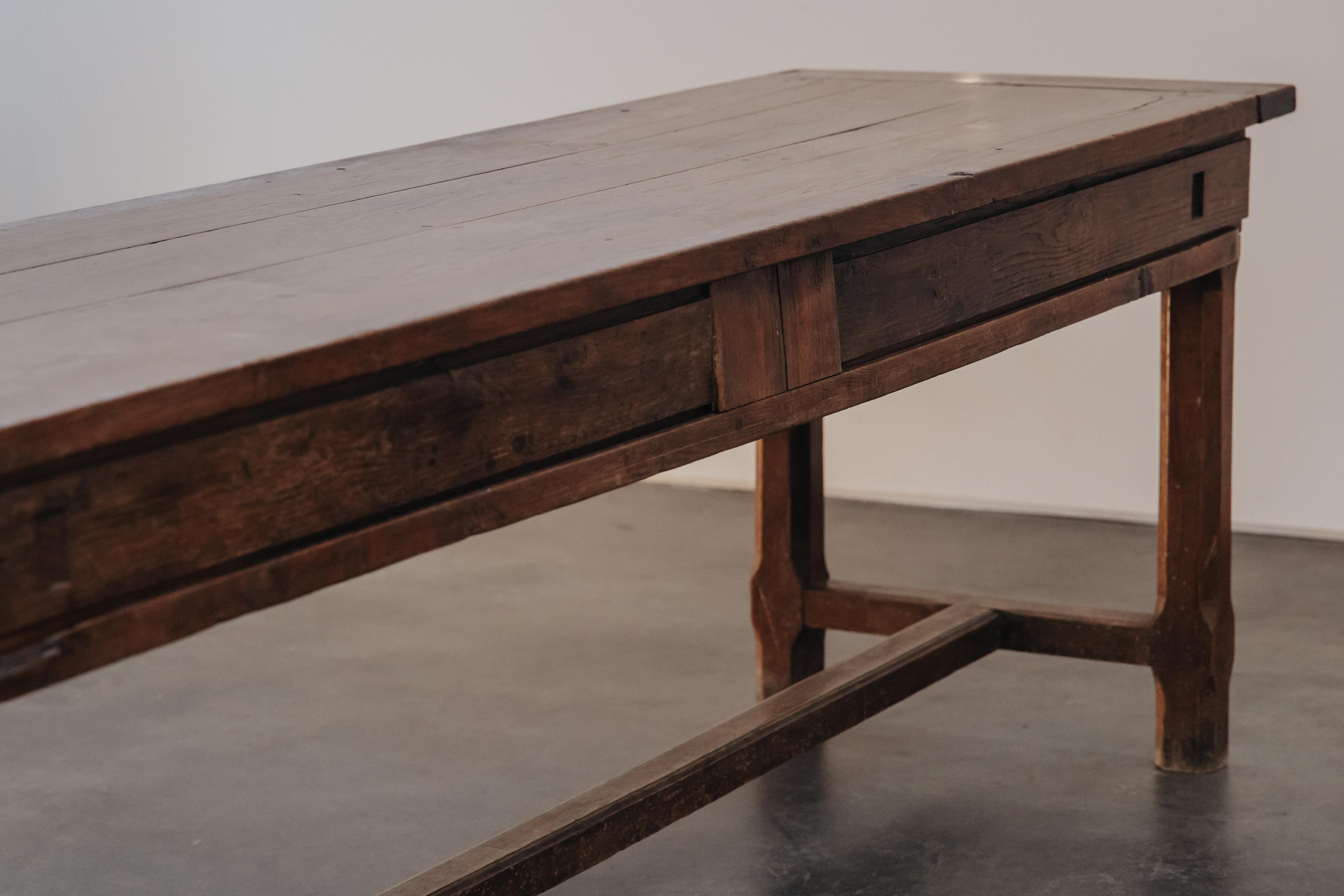 Early Oak Bakery Console From France, Circa 1900 3