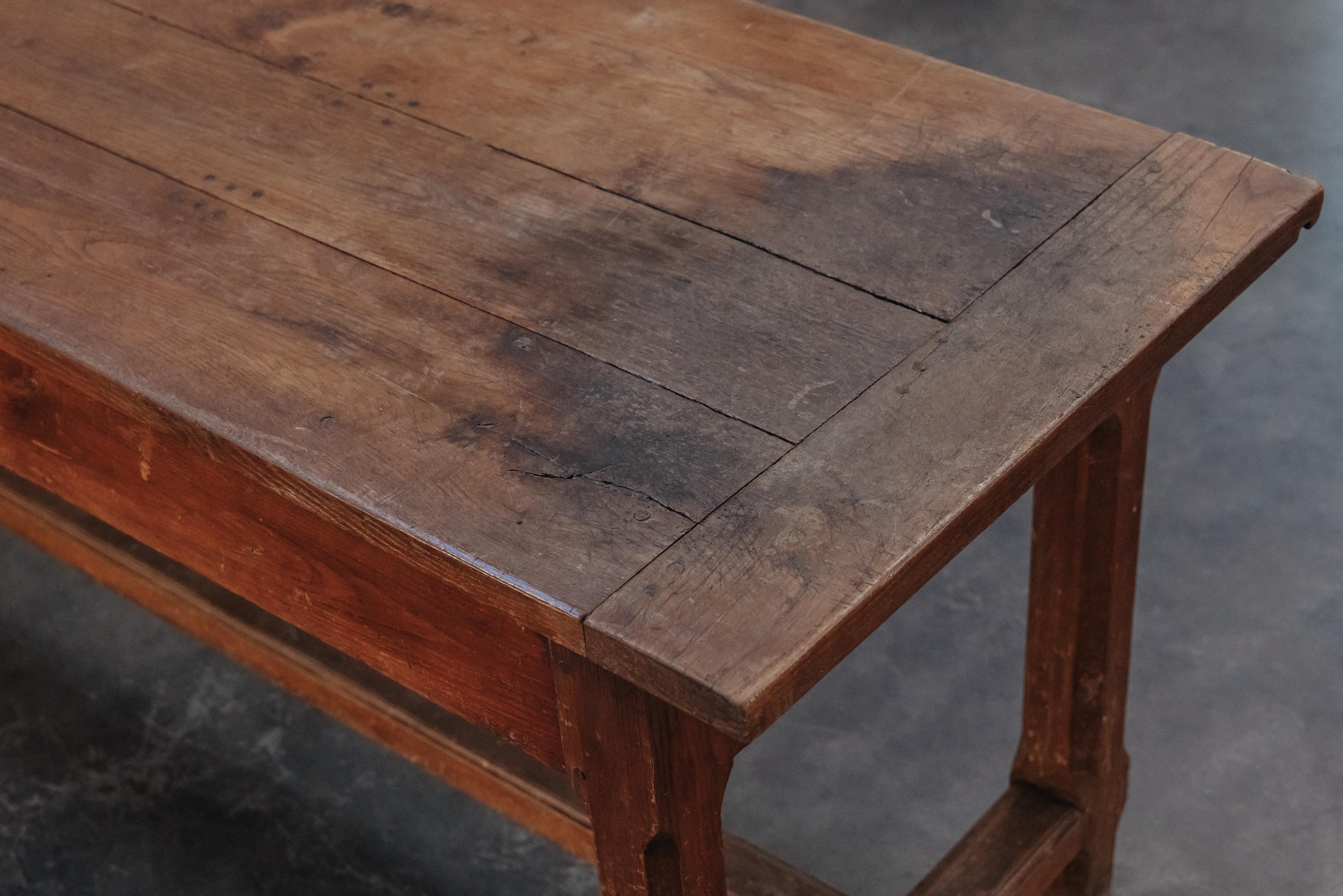 Early Oak Bakery Console From France, Circa 1900 4