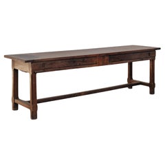 Early Oak Bakery Console From France, Circa 1900