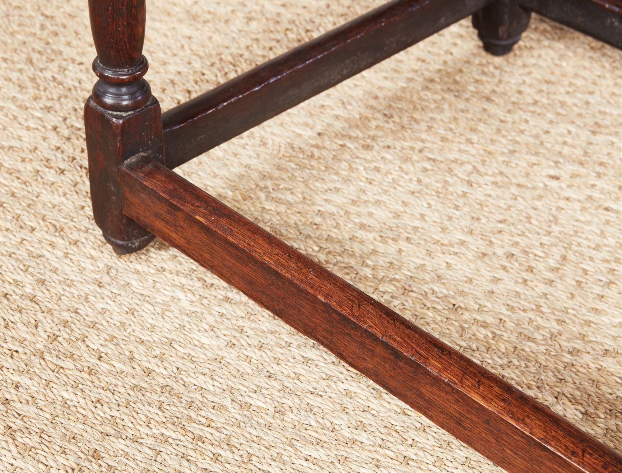 Table centrale en Oak Oak ancien en vente 4