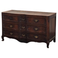 Antique Early Oak Chest From France, Circa 1800