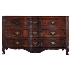 Antique Early Oak Chest Of Drawers Form France, Circa 1800