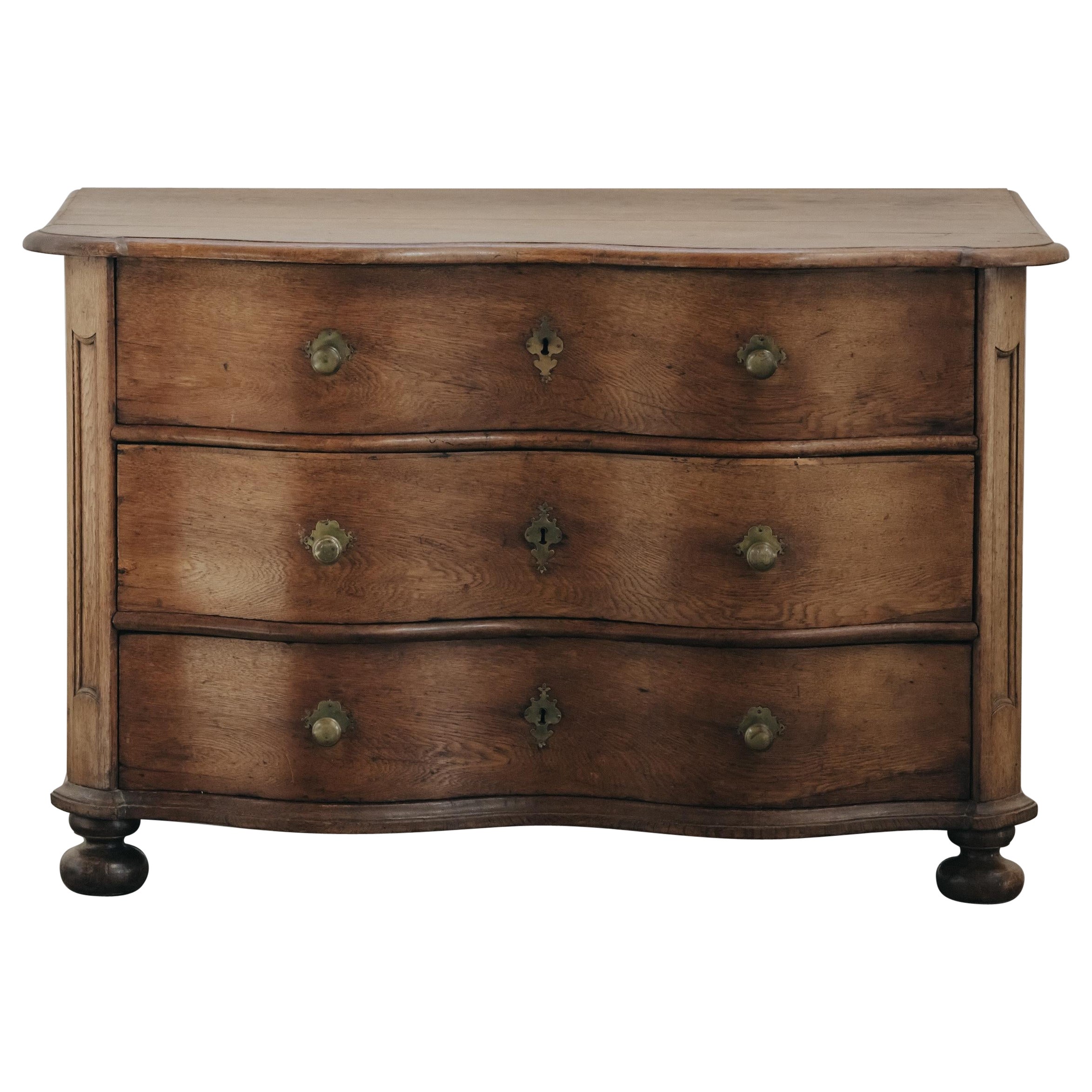 Early Oak Commode From France, Circa 1800