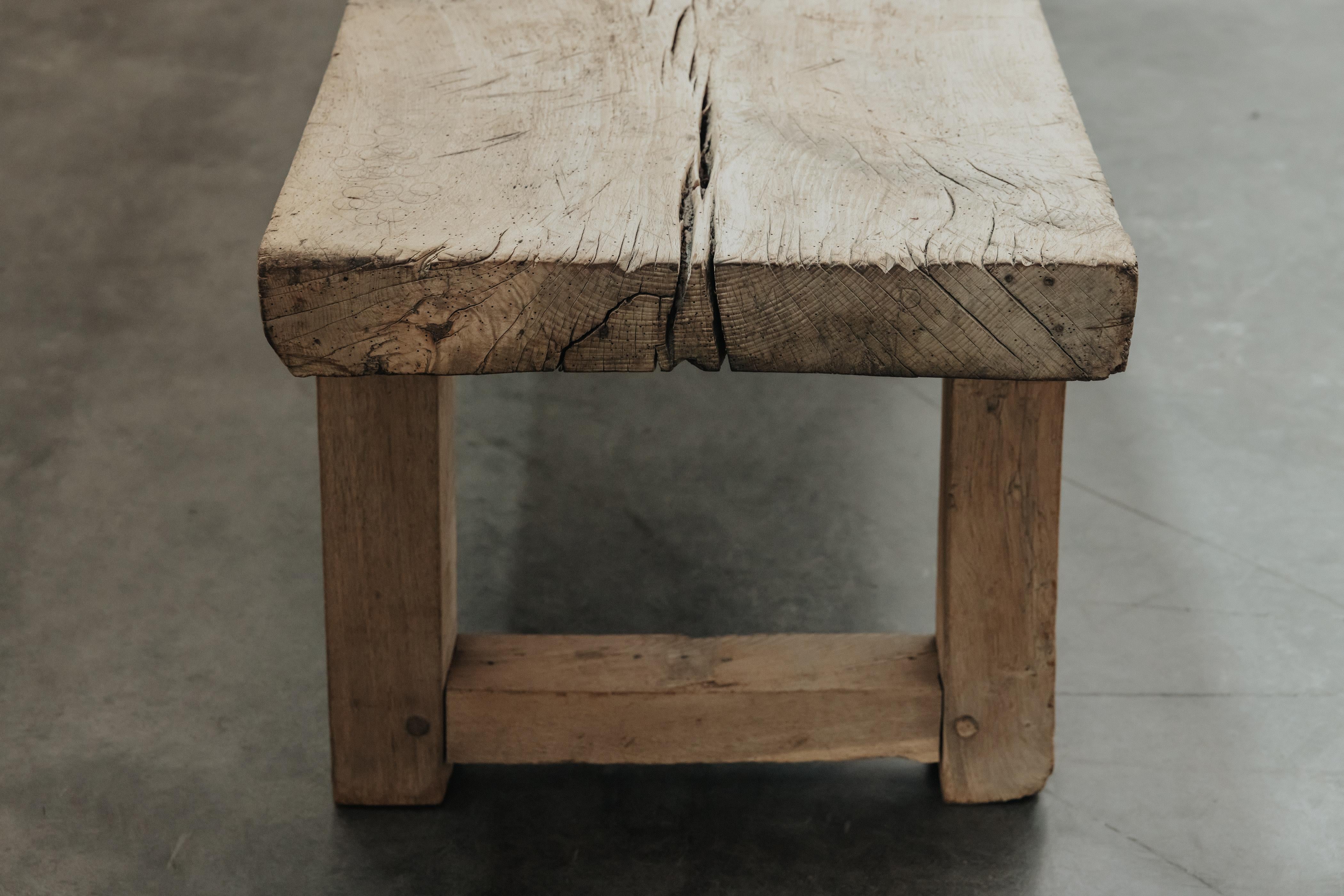 Early 19th Century Early Oak Console Table From France, Circa 1800 For Sale