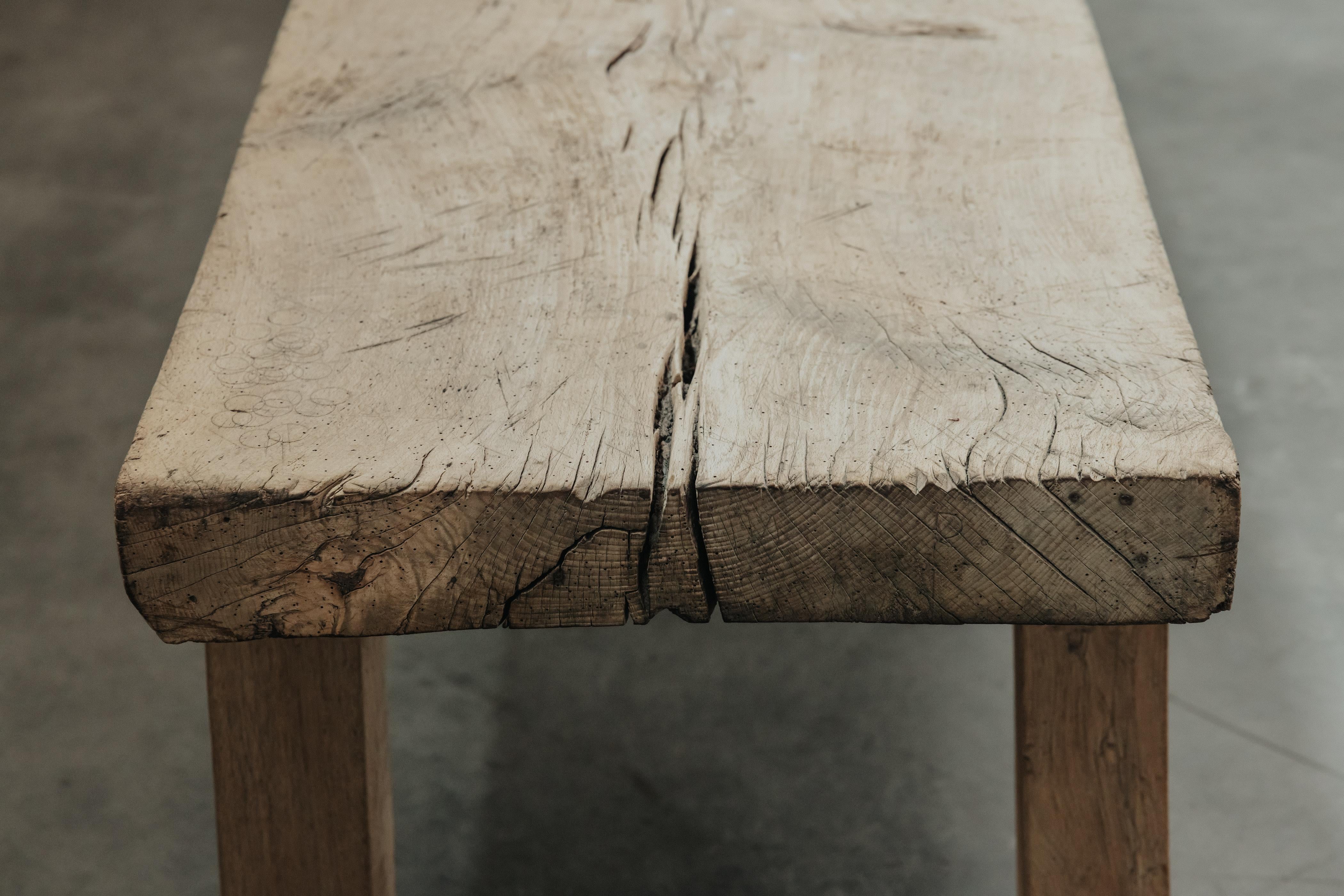 Early Oak Console Table From France, Circa 1800 For Sale 1
