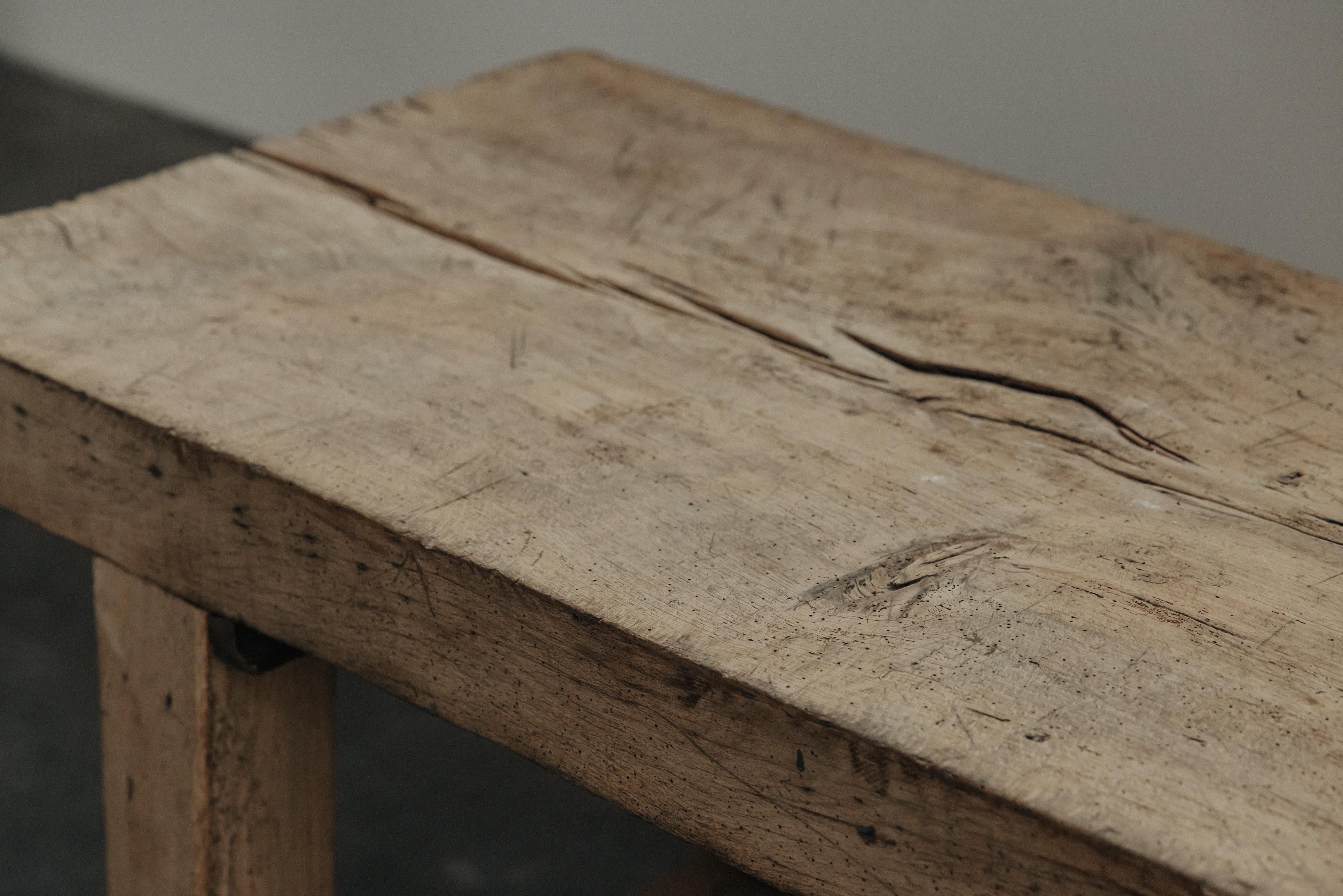 Early Oak Console Table From France, Circa 1800 For Sale 3