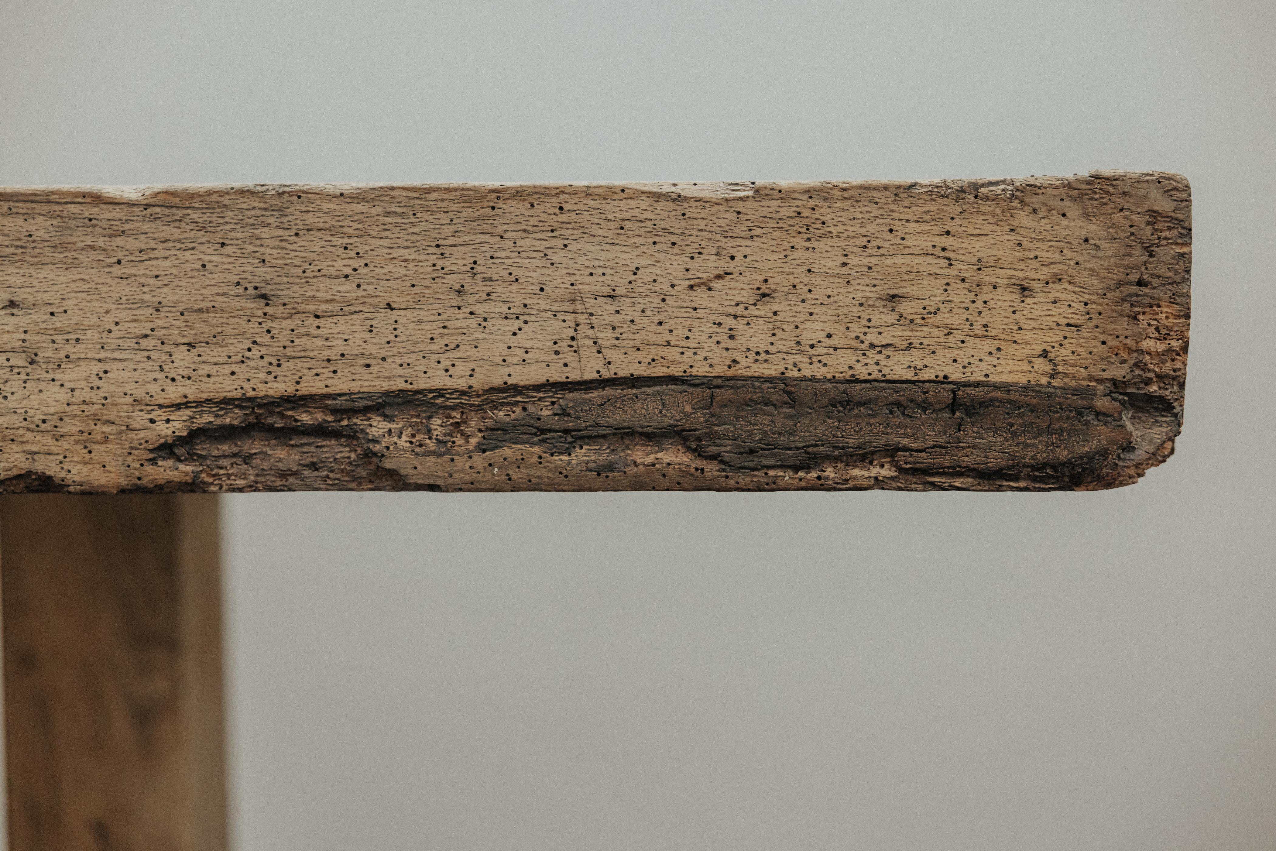 Early Oak Console Table From France, Circa 1800 For Sale 4
