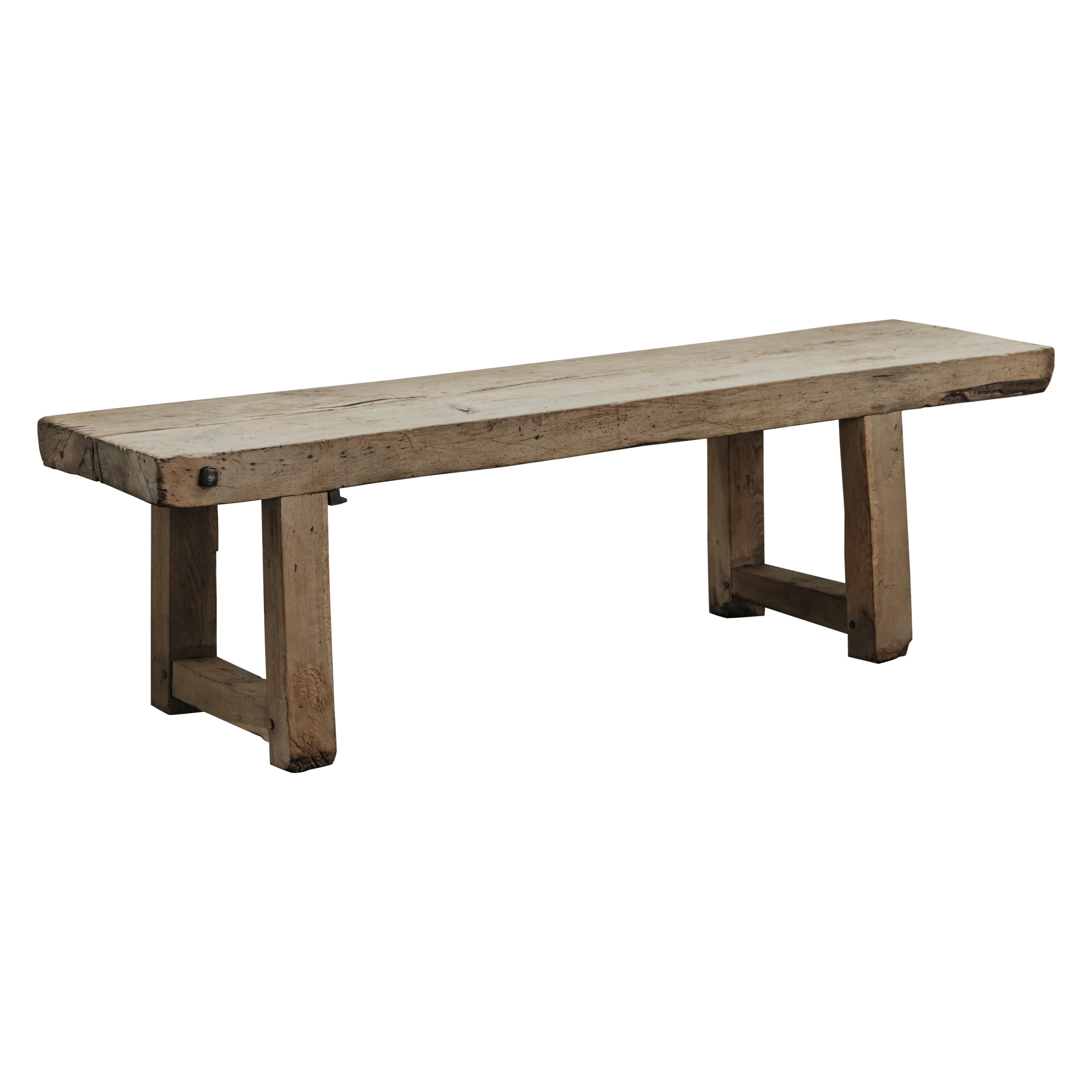 Table console en Oak de France, vers 1800