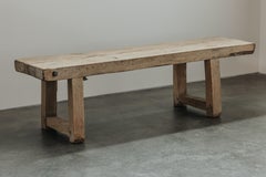 Early Oak Console Table From France, Circa 1800