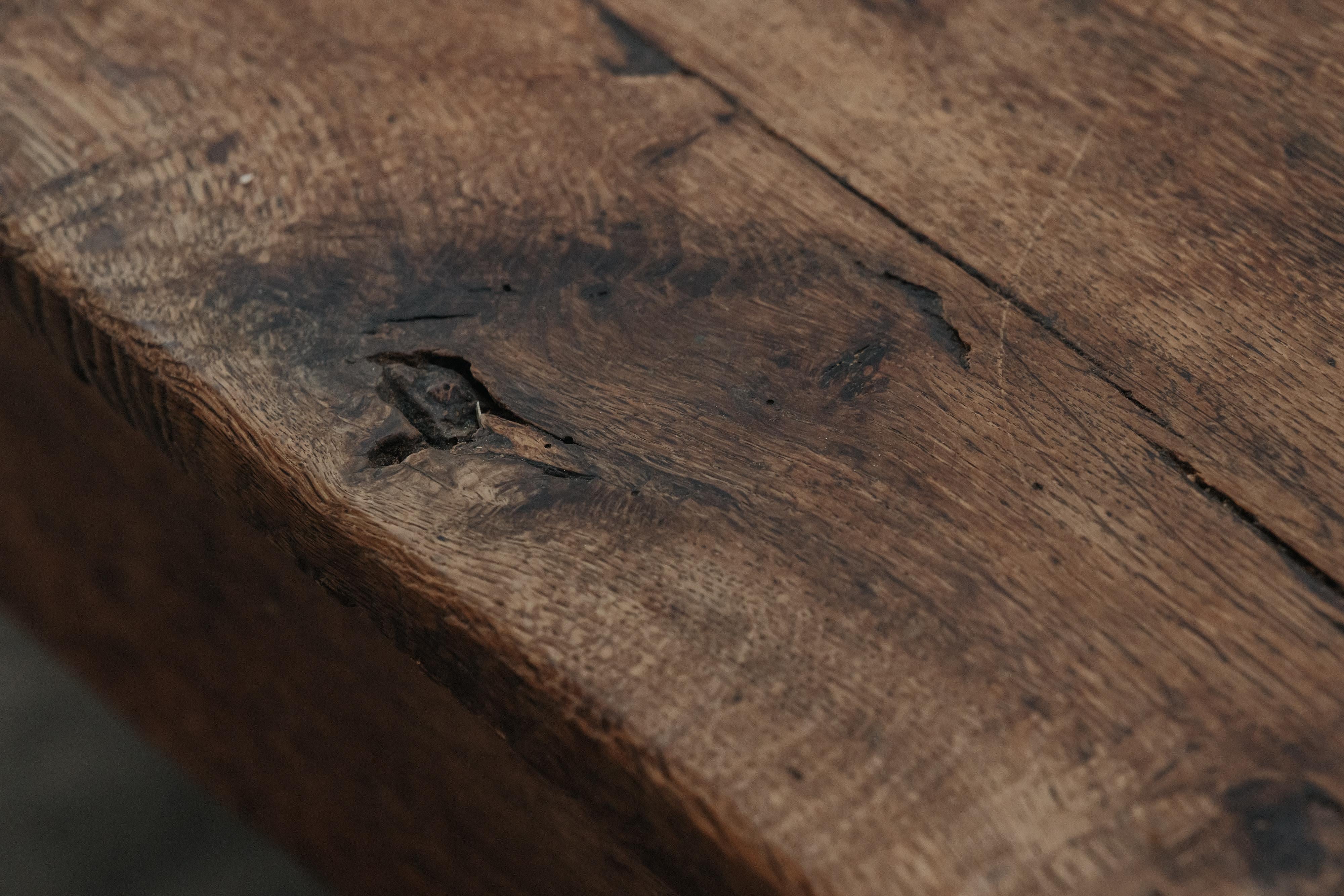 Table console en Oak de France, vers 1850 en vente 5