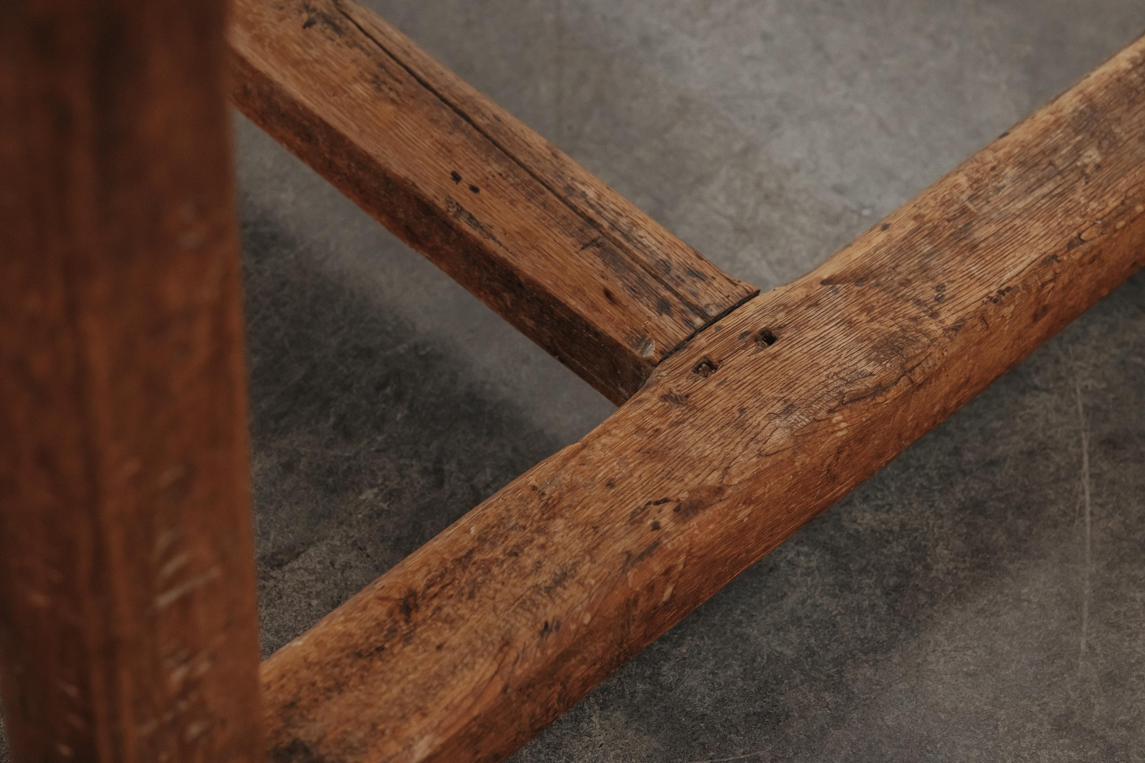 Table console en Oak de France, vers 1850 en vente 6