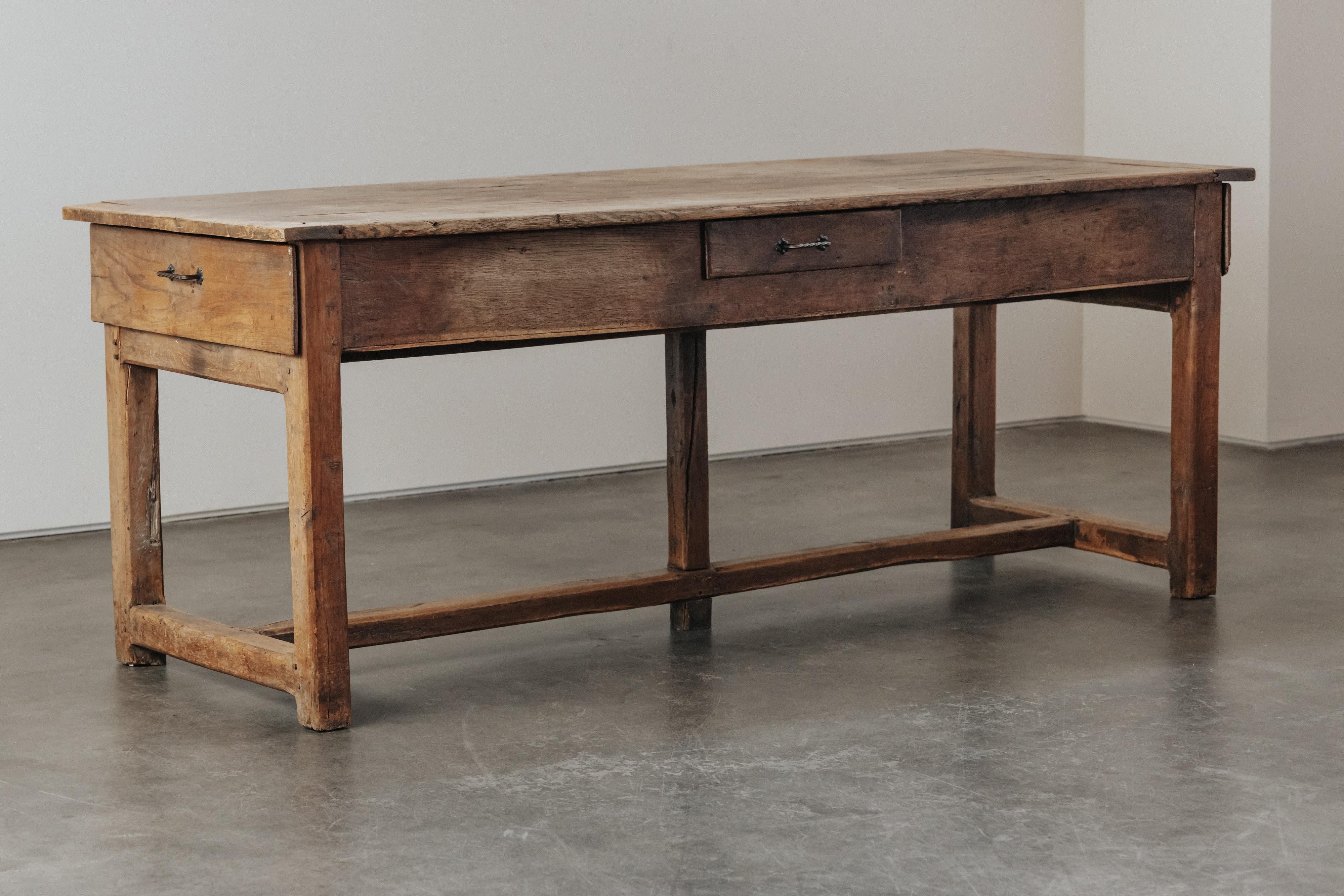 Table console en Oak de France, vers 1850 Bon état - En vente à Nashville, TN