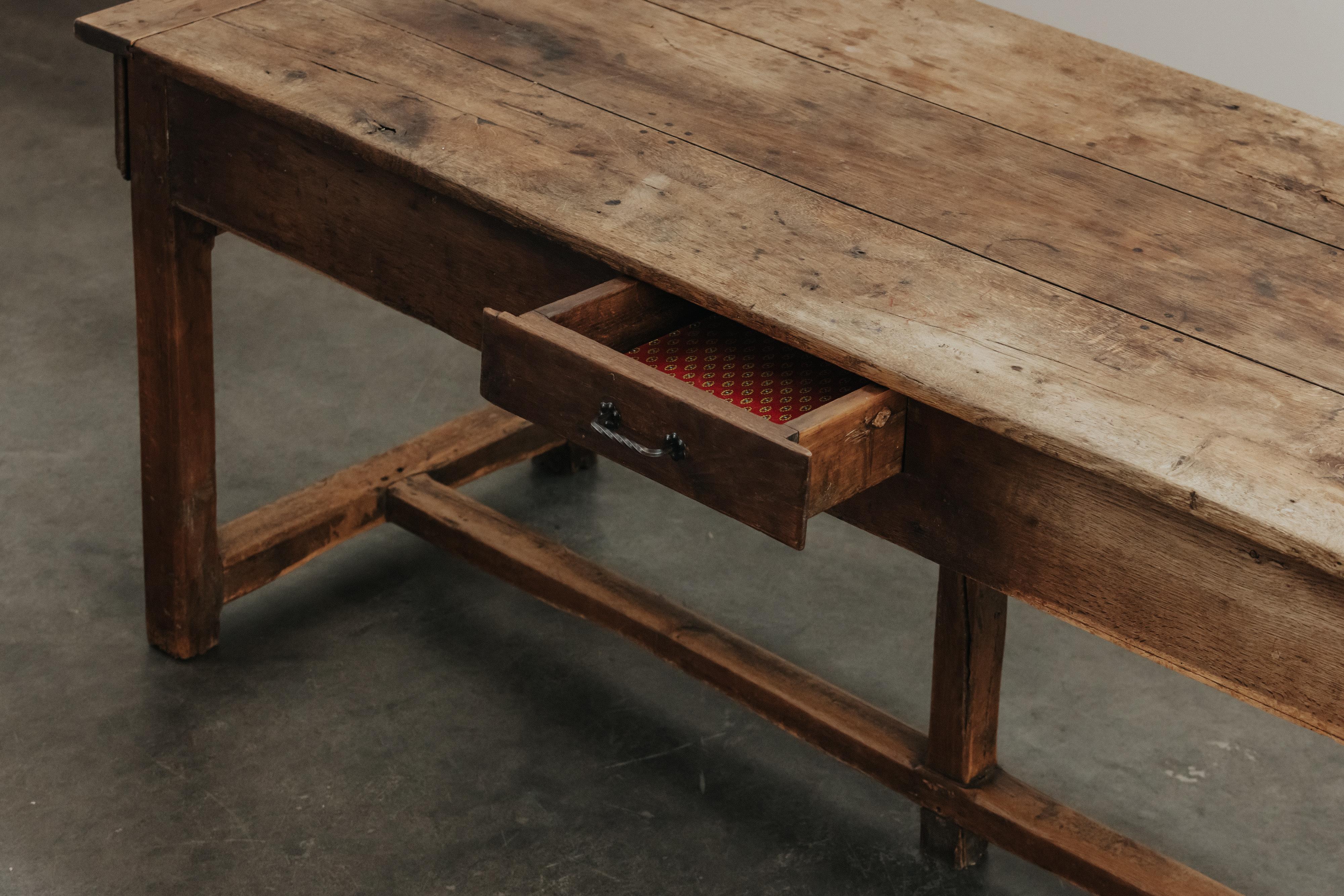 Table console en Oak de France, vers 1850 en vente 1
