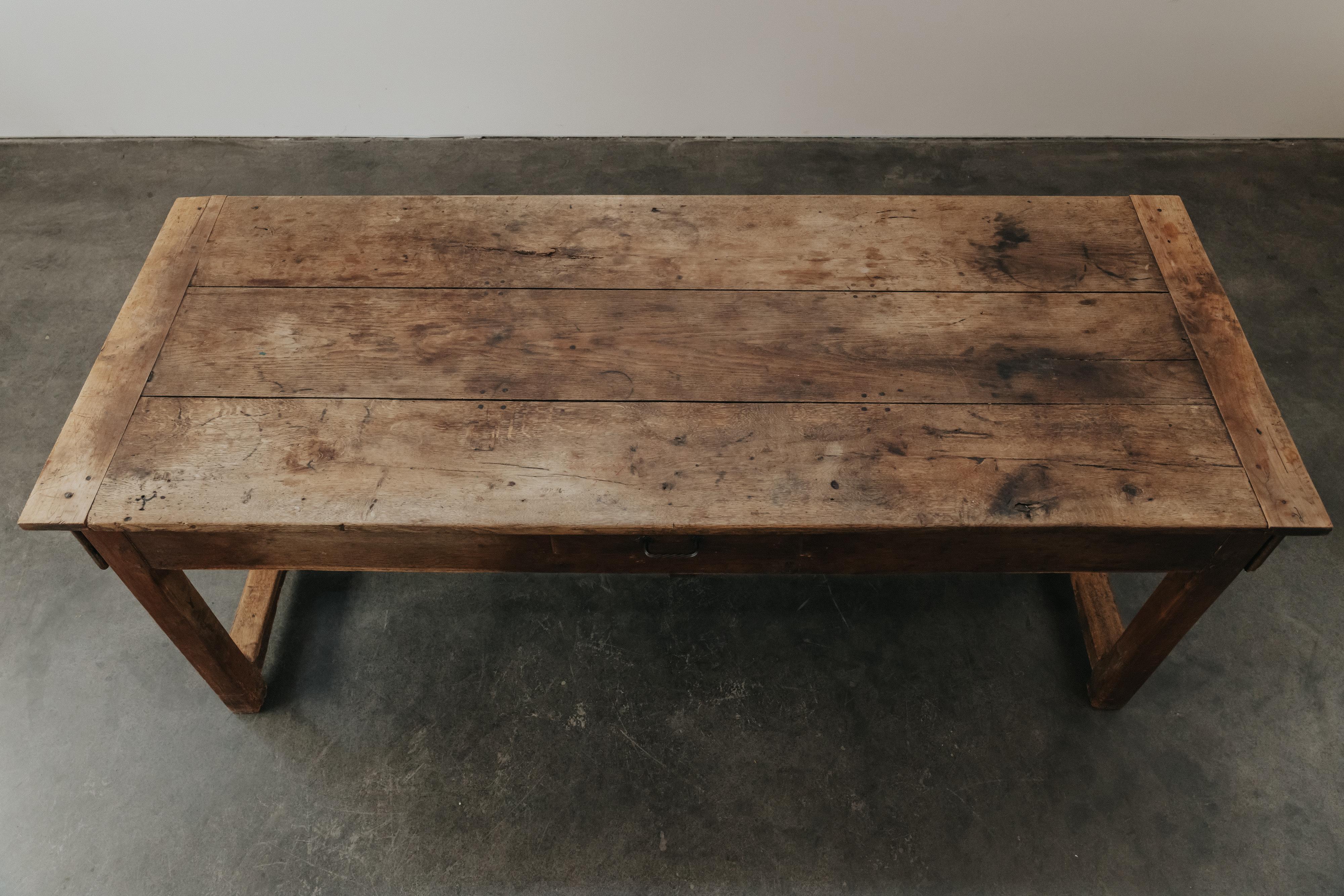 Table console en Oak de France, vers 1850 en vente 2