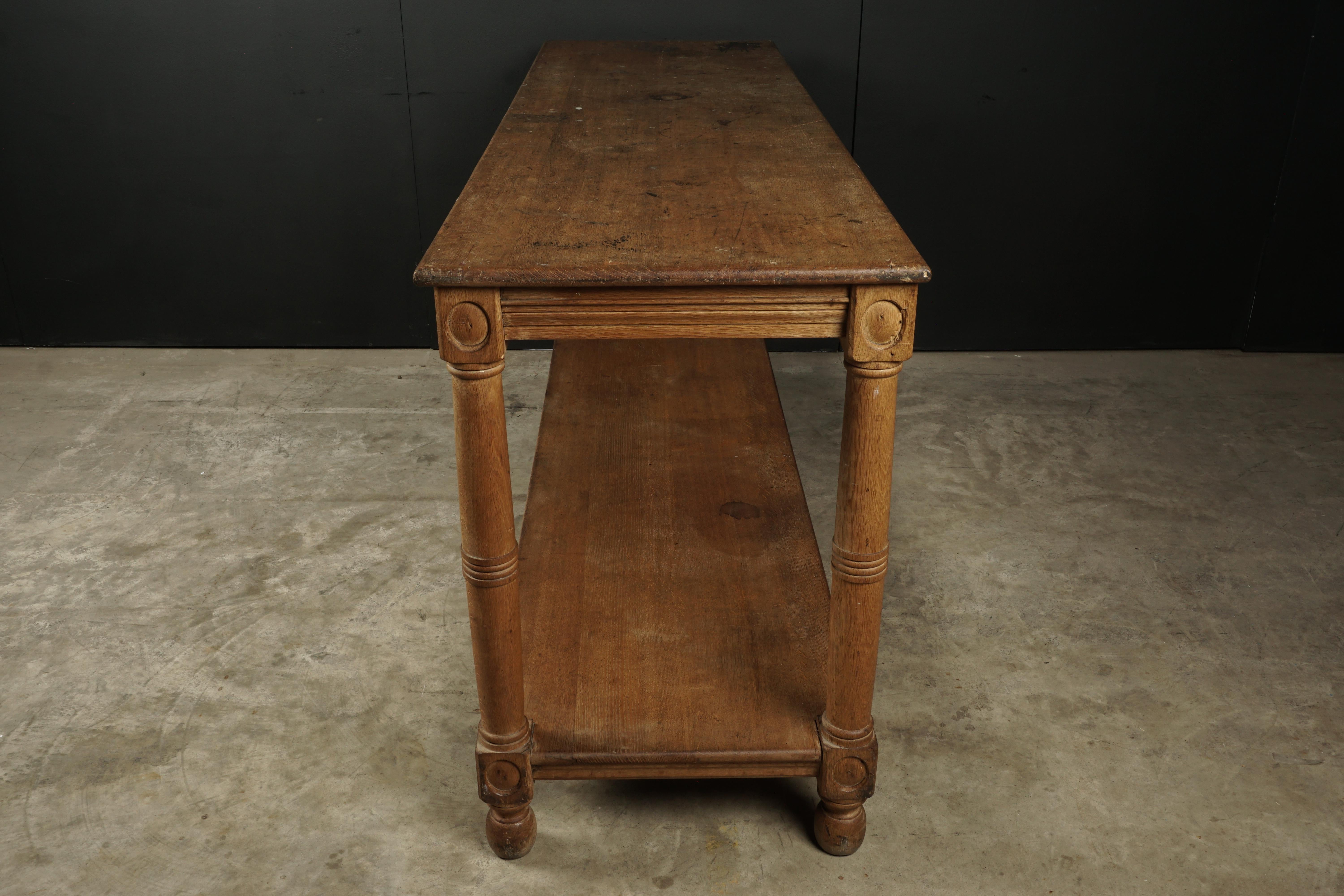Mid-20th Century Early Oak Console Table from France, circa 1930