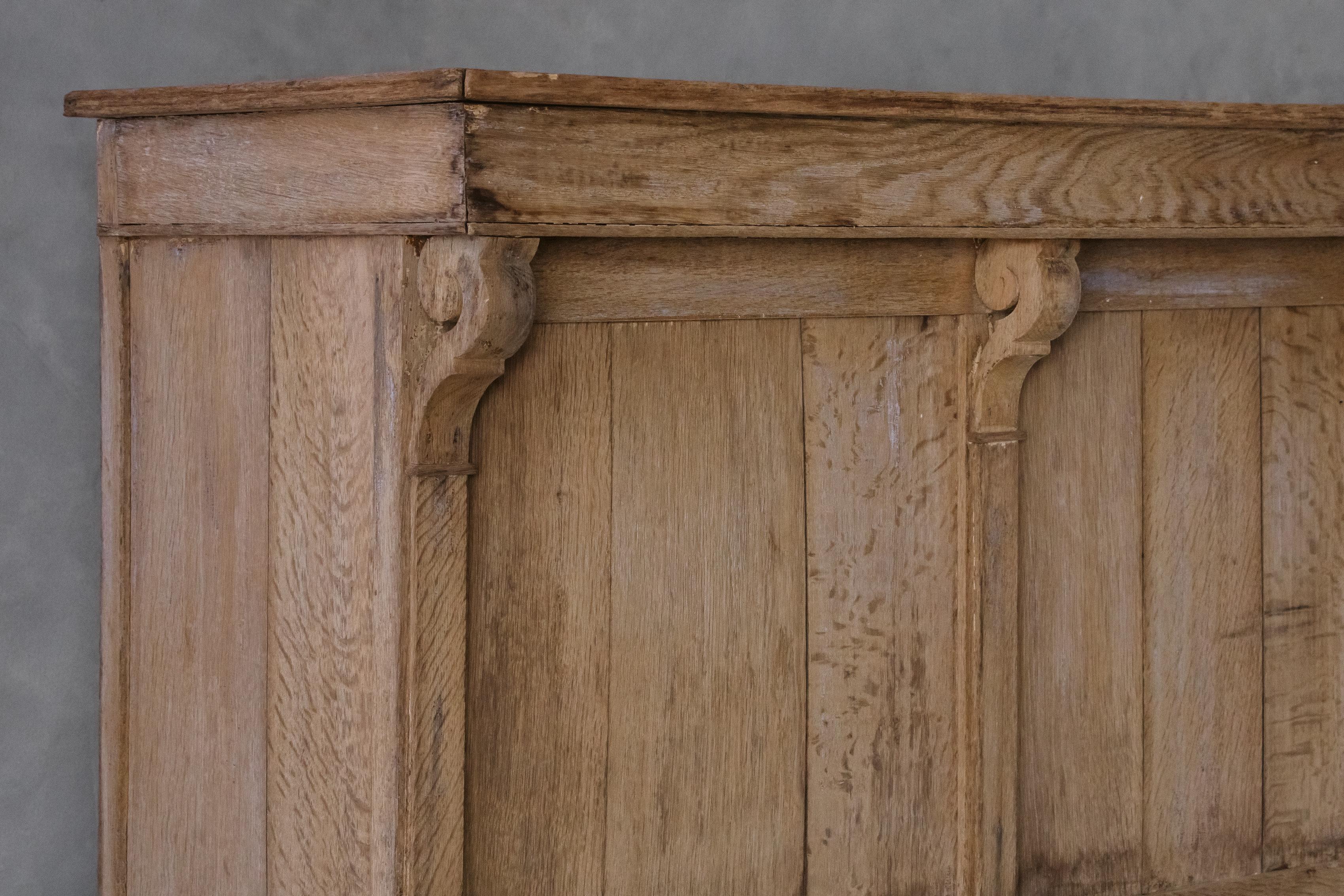 Early Oak Counter from France, circa 1900 1