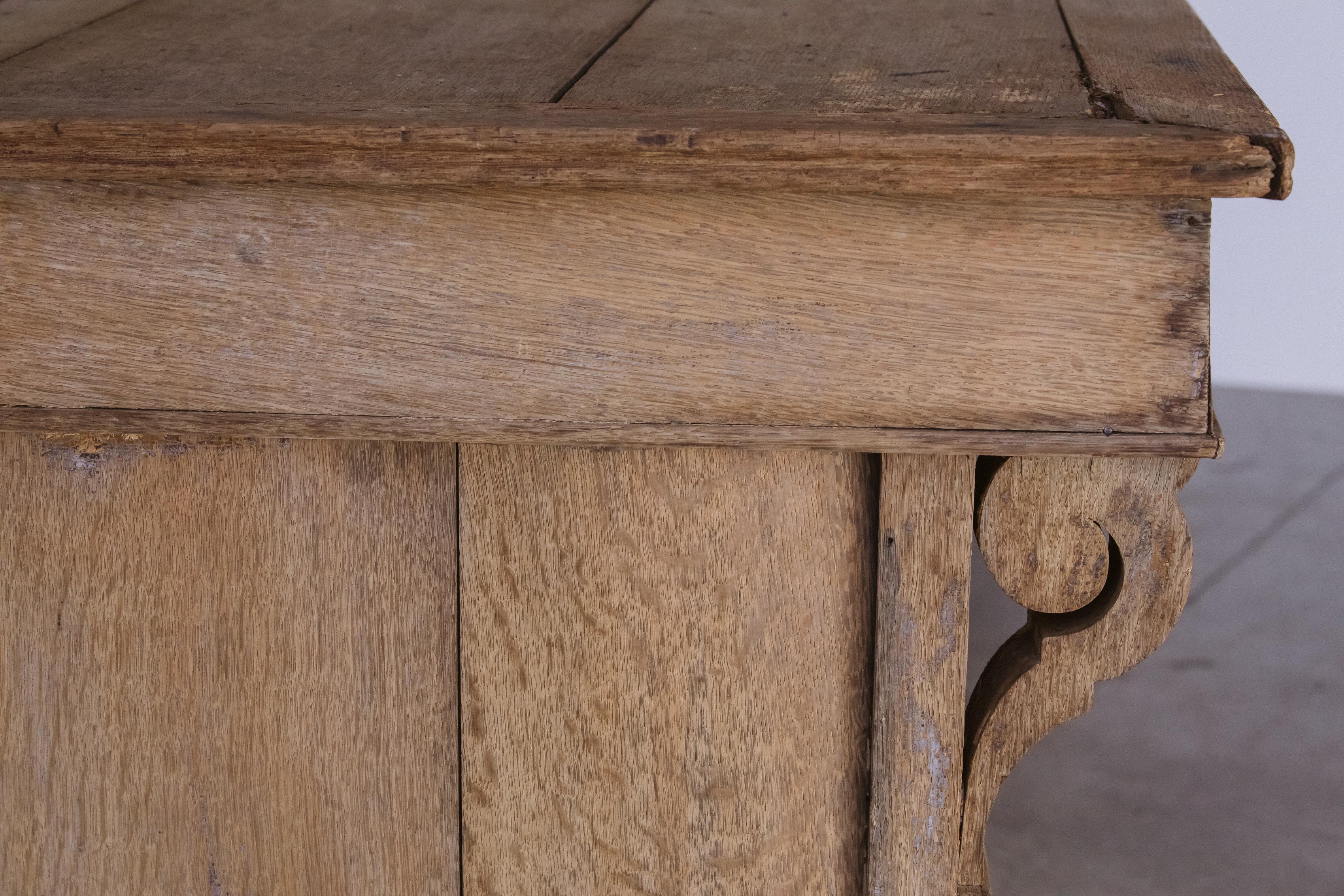 Early Oak Counter from France, circa 1900 2