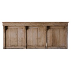 Early Oak Counter from France, circa 1900