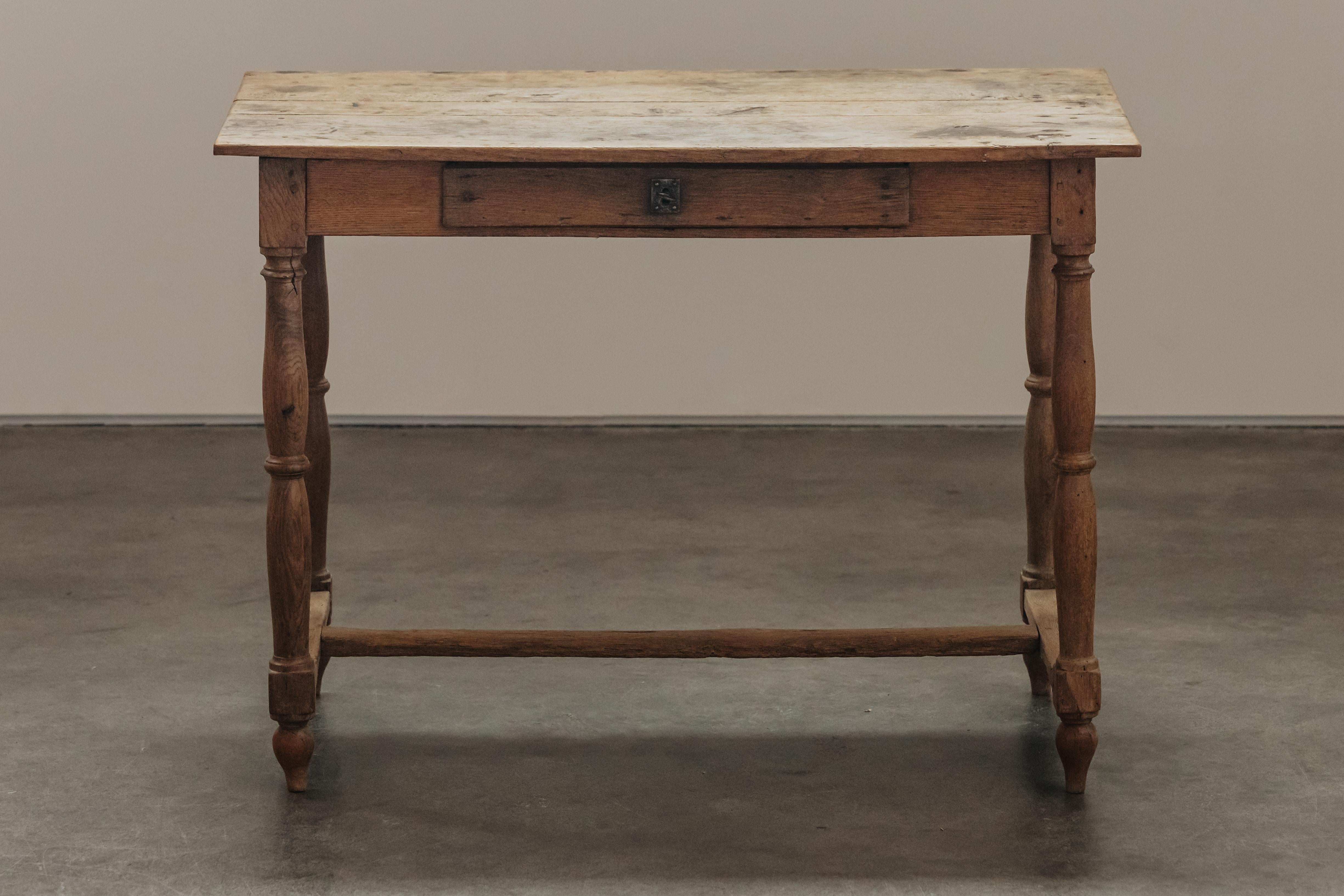 Late 19th Century Early Oak Desk From France, Circa 1880