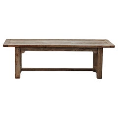 Antique Early Oak Dining Table From Italy,  Circa 1850