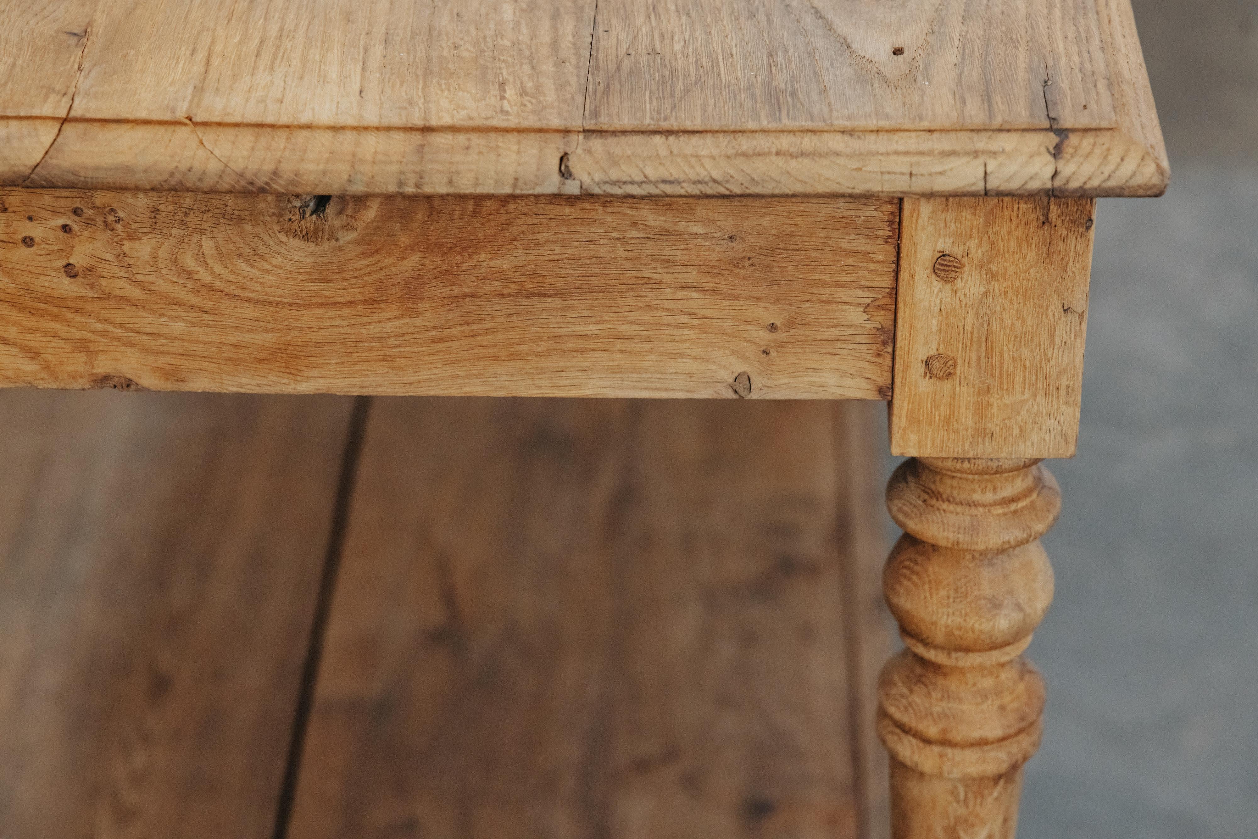 Early Oak Draper Table From France, Circa 1900 For Sale 2