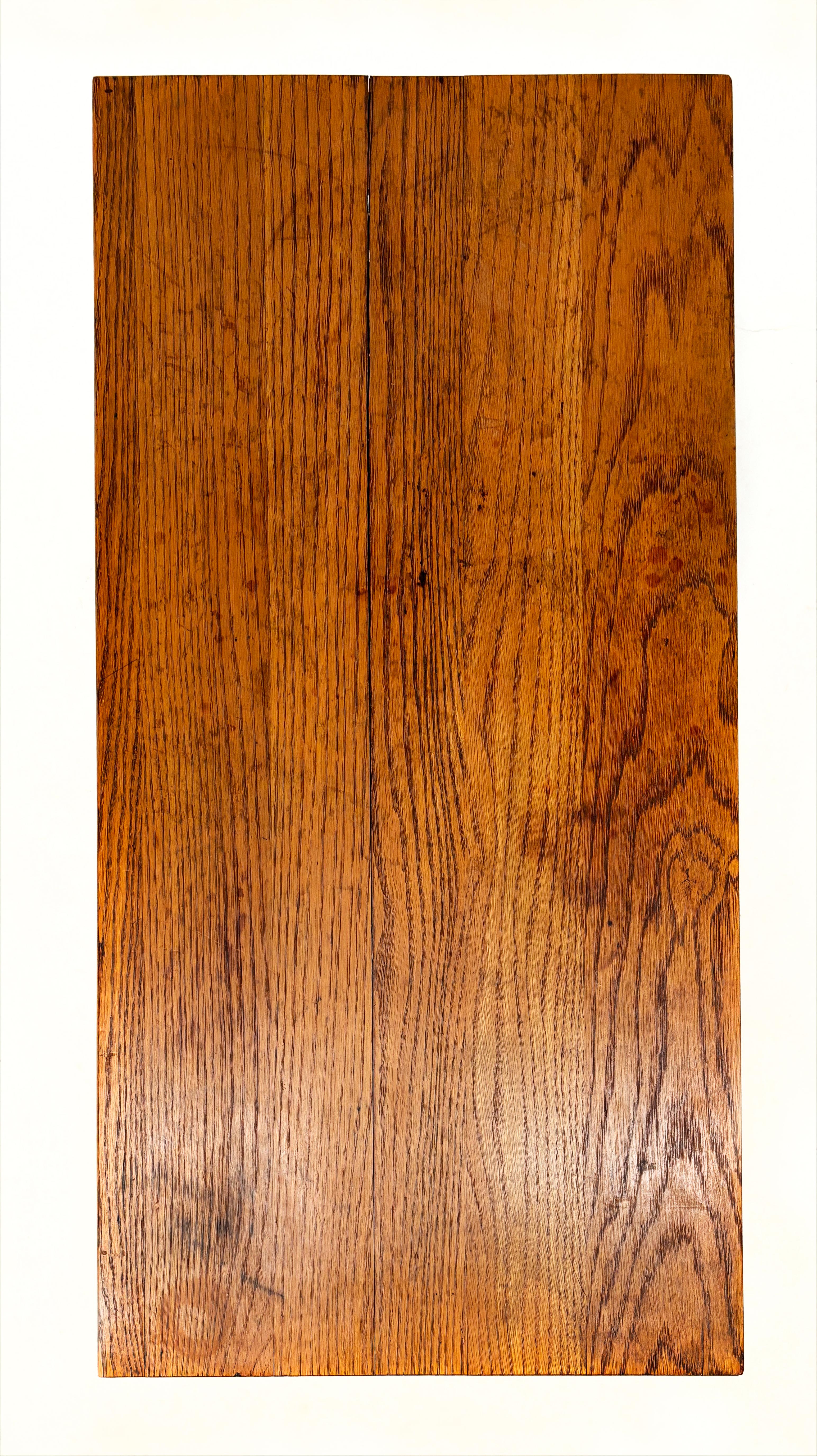 Early Oak Folding Cutting/Work Table For Sale 5