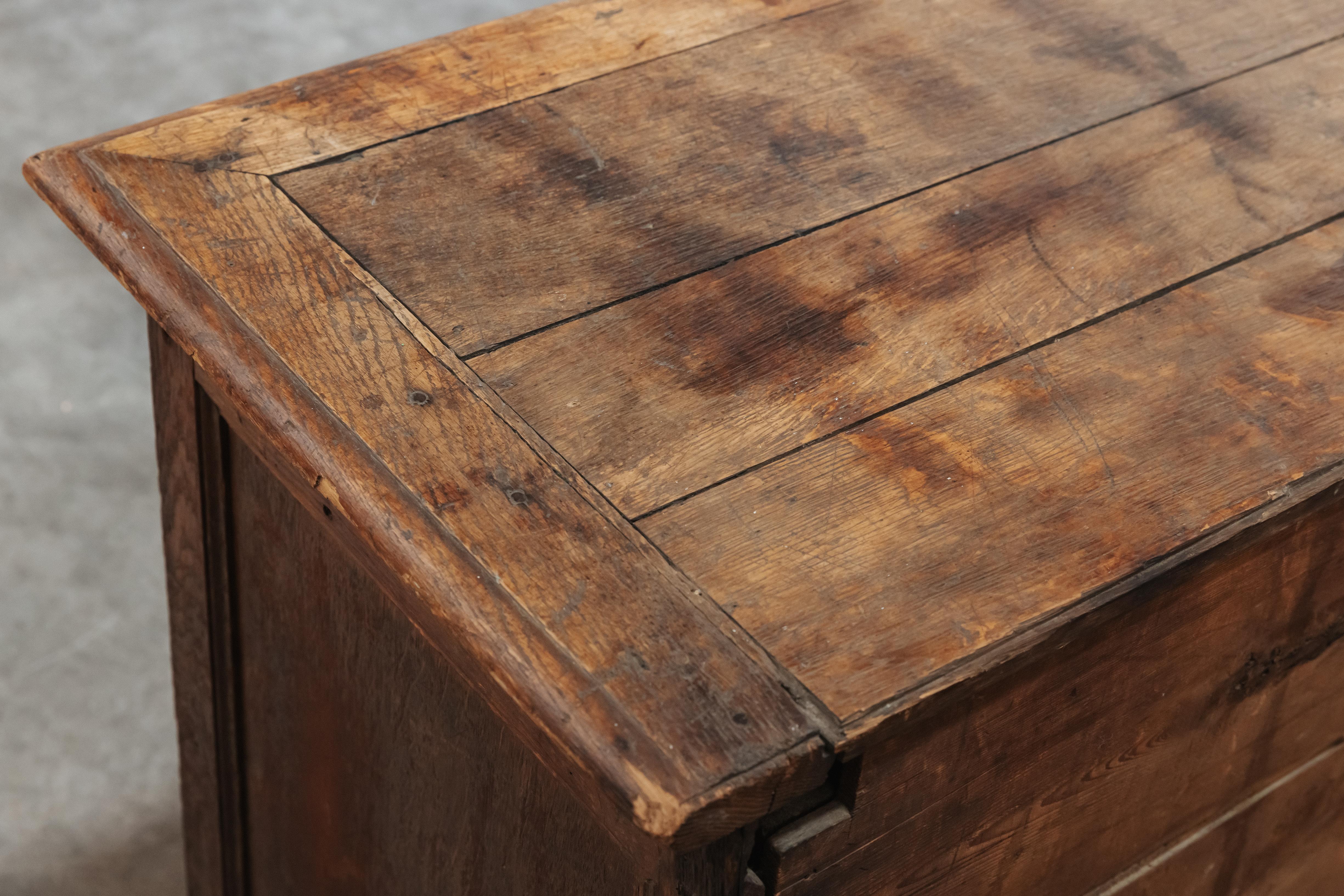 Early Oak Shop Commode From France, Circa 1900 For Sale 1