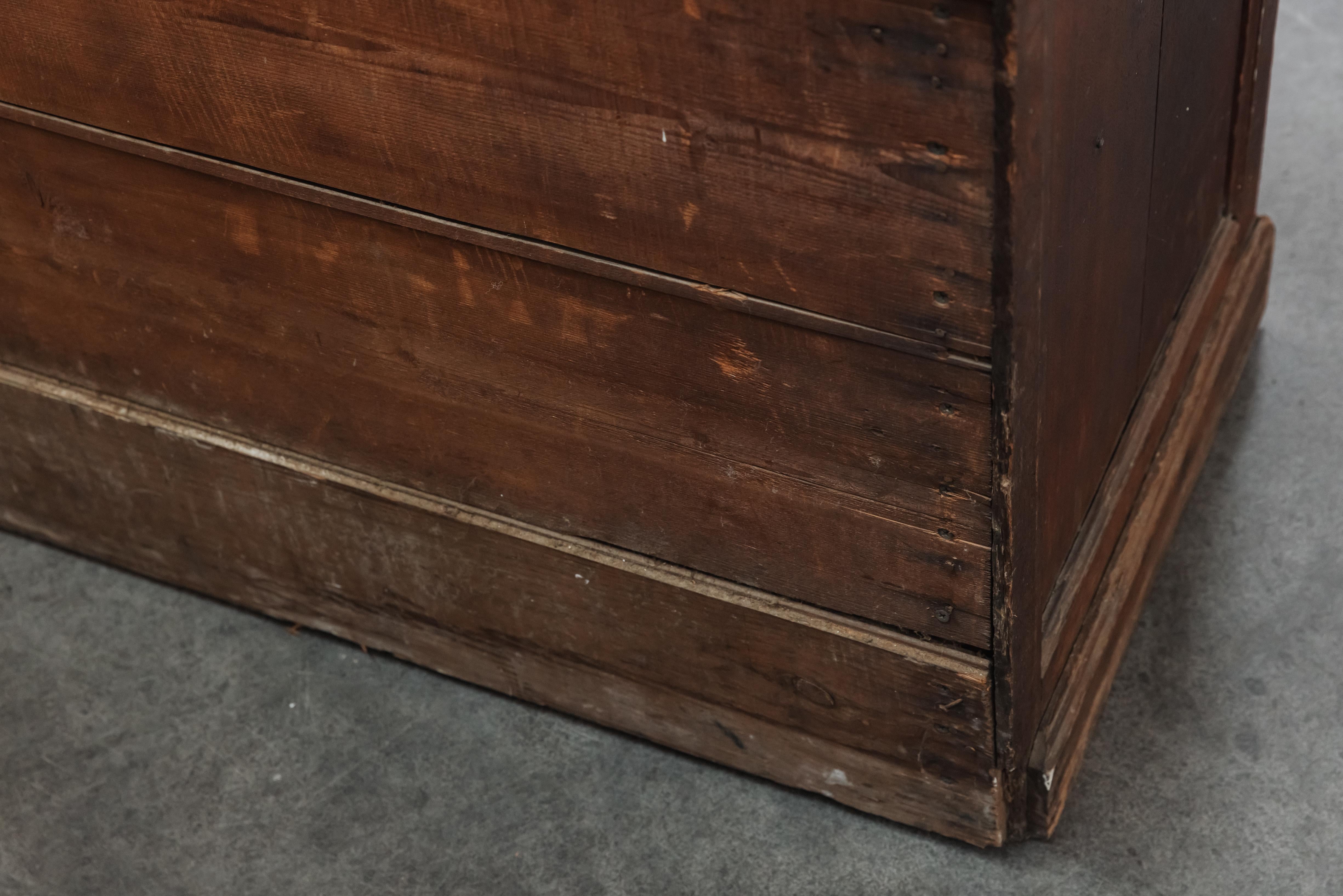 Early Oak Shop Commode From France, Circa 1900 For Sale 3
