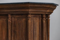 Early Oak Shop Counter From France, Circa 1880