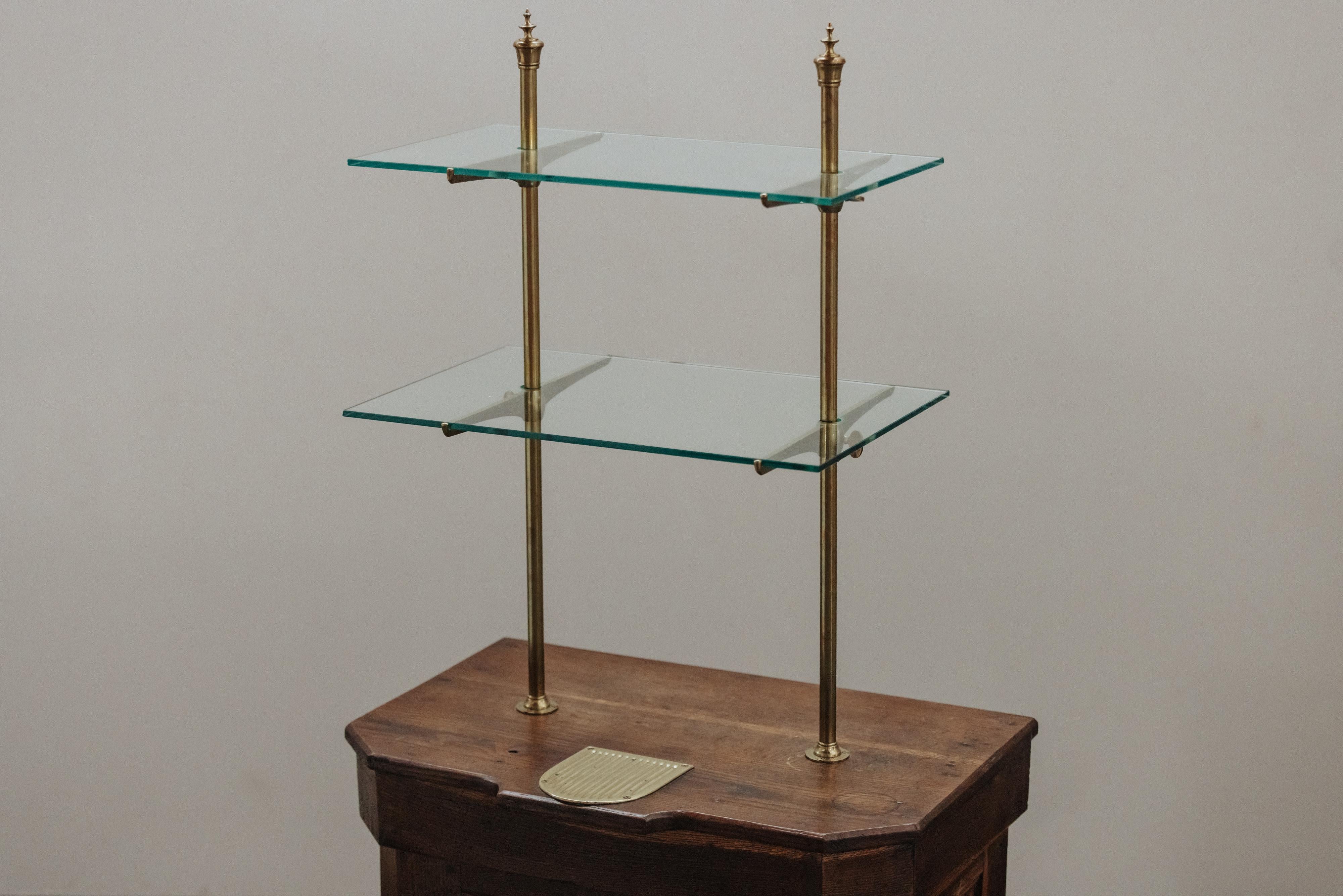 Early 20th Century Early Oak Shop Display Cabinet From France, Circa 1920 For Sale