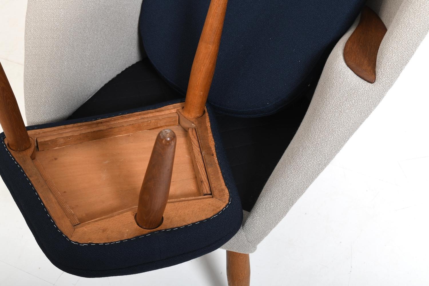 Silla de salón Early ODA de Arnold Madsen Años 50 / Nueva tapizada en venta 6