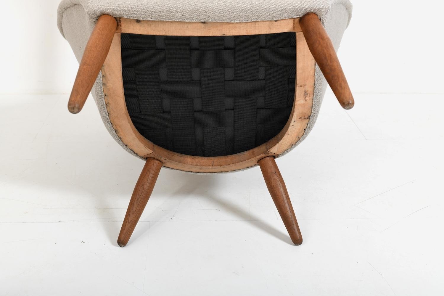 Silla de salón Early ODA de Arnold Madsen Años 50 / Nueva tapizada en venta 7