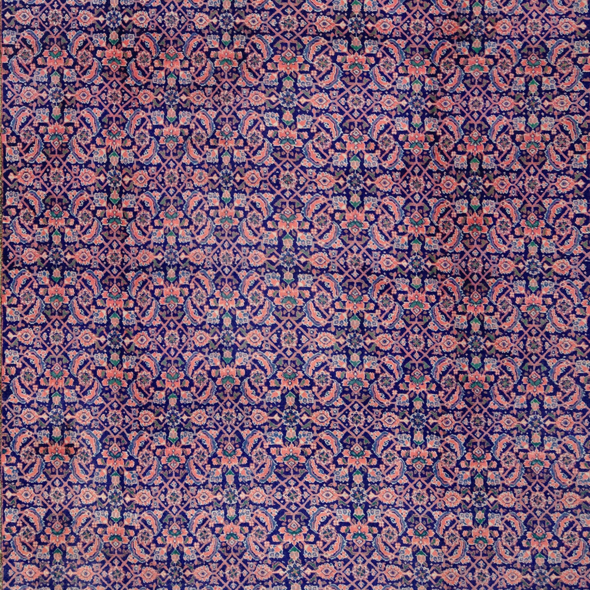 Persian Early of the 20th Century Antique Tabriz Carpet For Sale