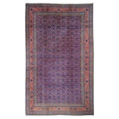 Early of the 20th Century Antique Tabriz Carpet