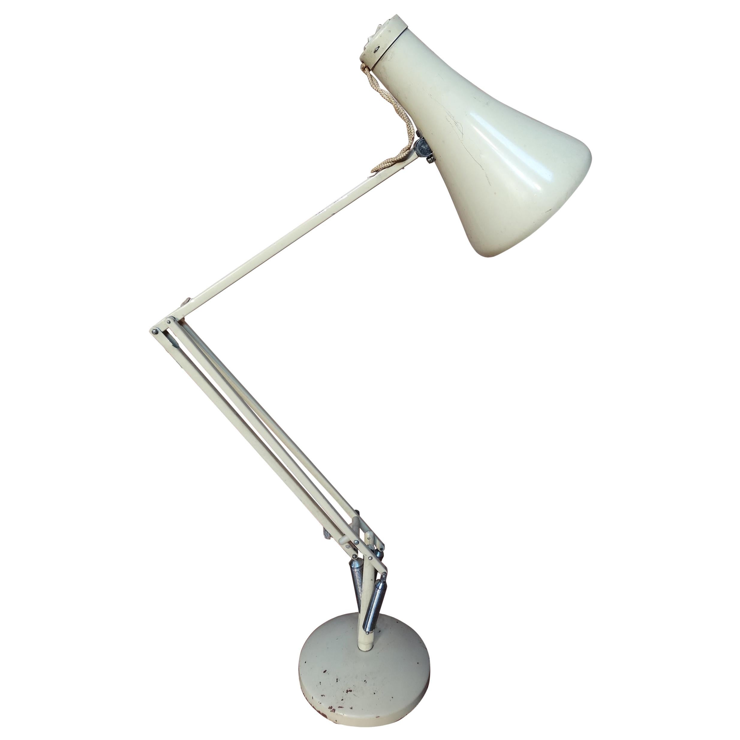 Early Off White Anglepoise Lamp Designed by George Carwardine for Herbert Terry