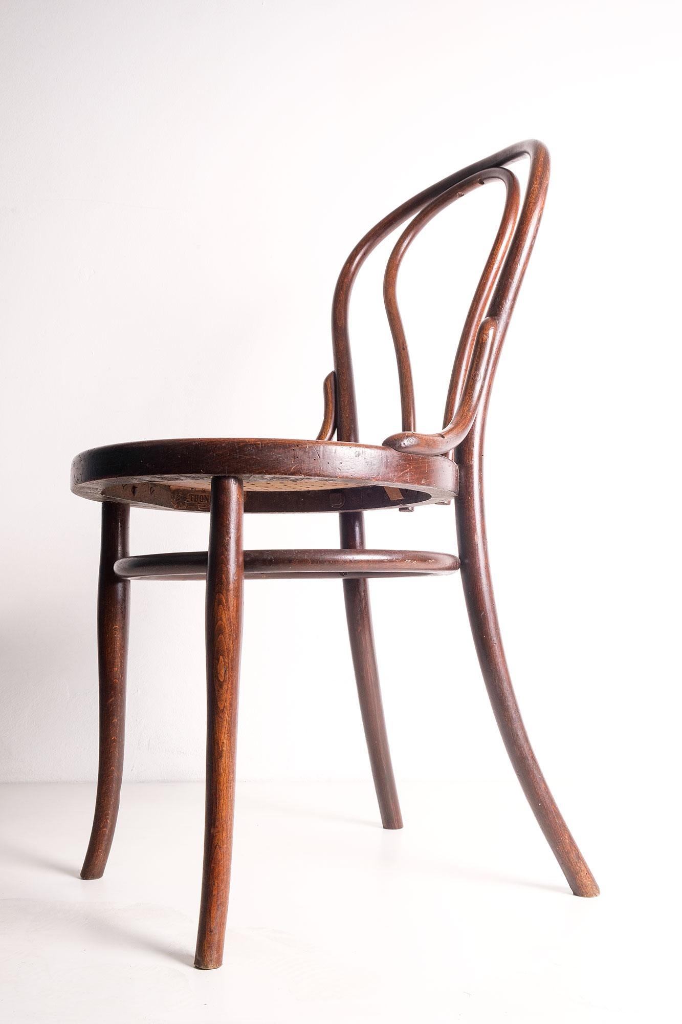 Austrian Early Original Bistrot Chair from Thonet For Sale