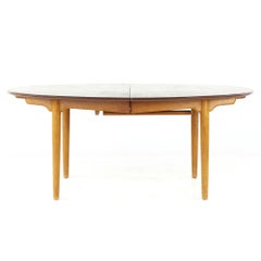 Early Original Hans Wegner Johannes Hansen MCM Model Jh0567 Teak Dining Table
