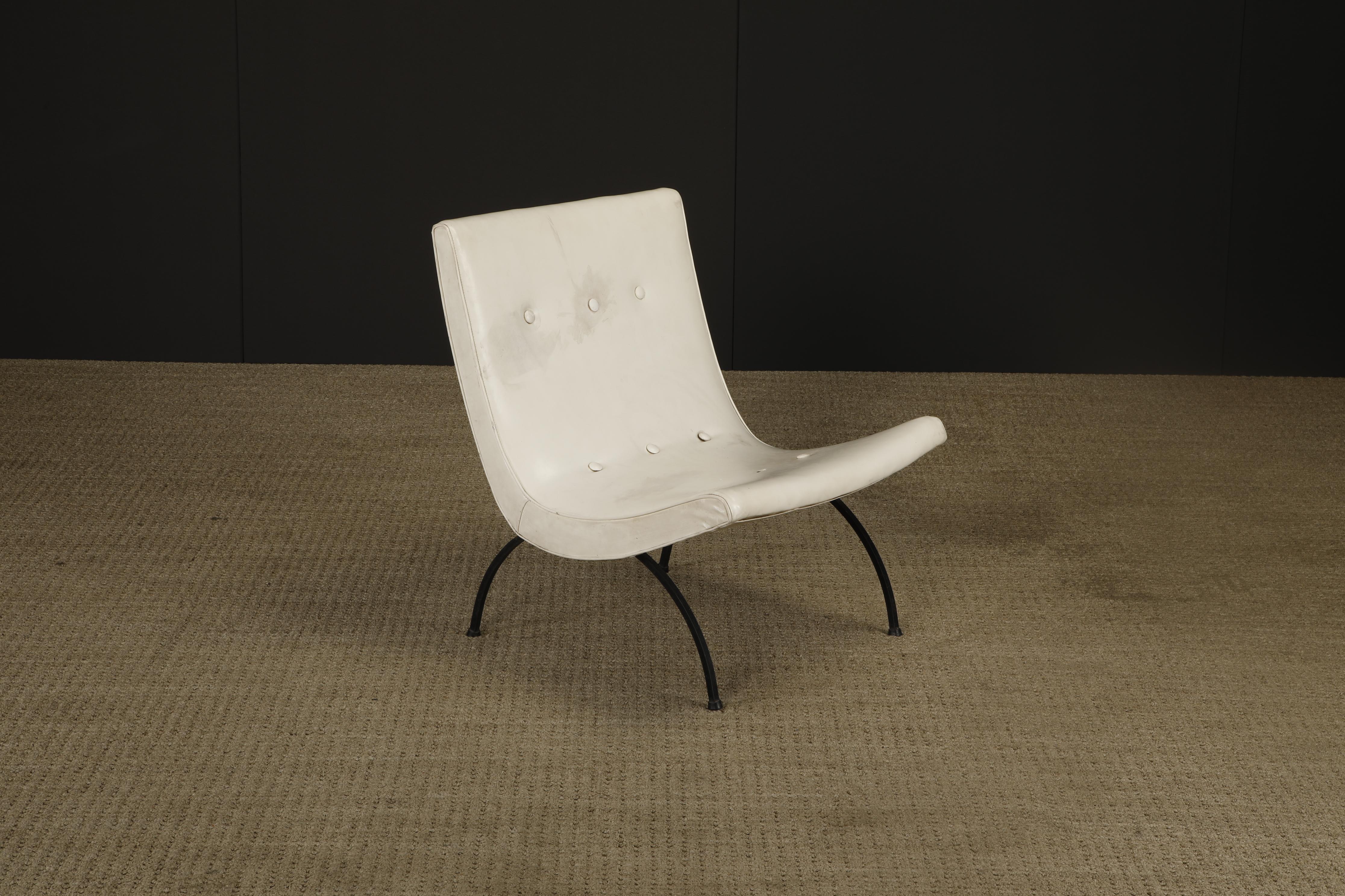 Mid-Century Modern Early Original Milo Baughman 'Scoop' Lounge Chair for James Inc / Thayer Coggin For Sale
