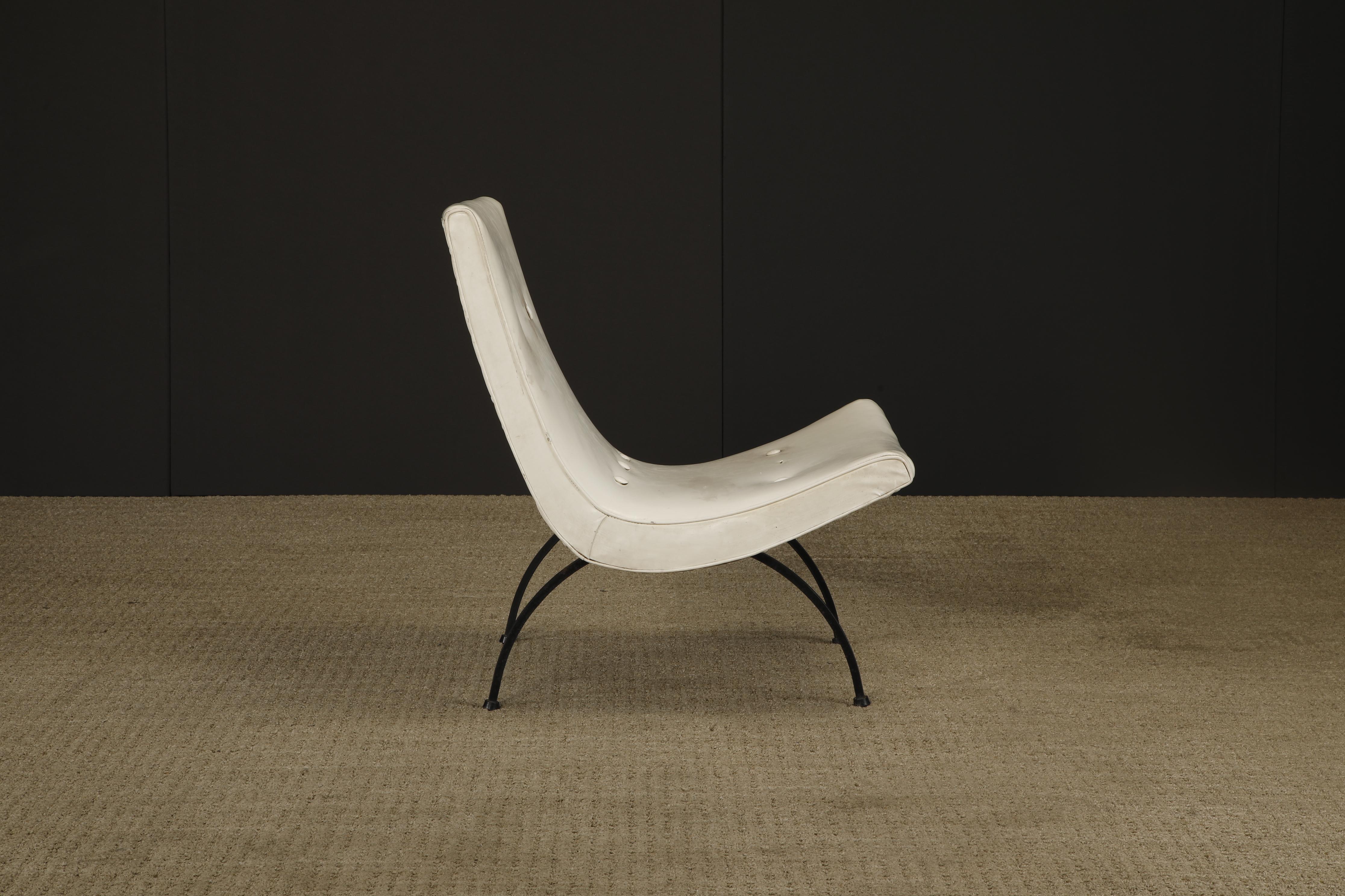 Mid-20th Century Early Original Milo Baughman 'Scoop' Lounge Chair for James Inc / Thayer Coggin For Sale