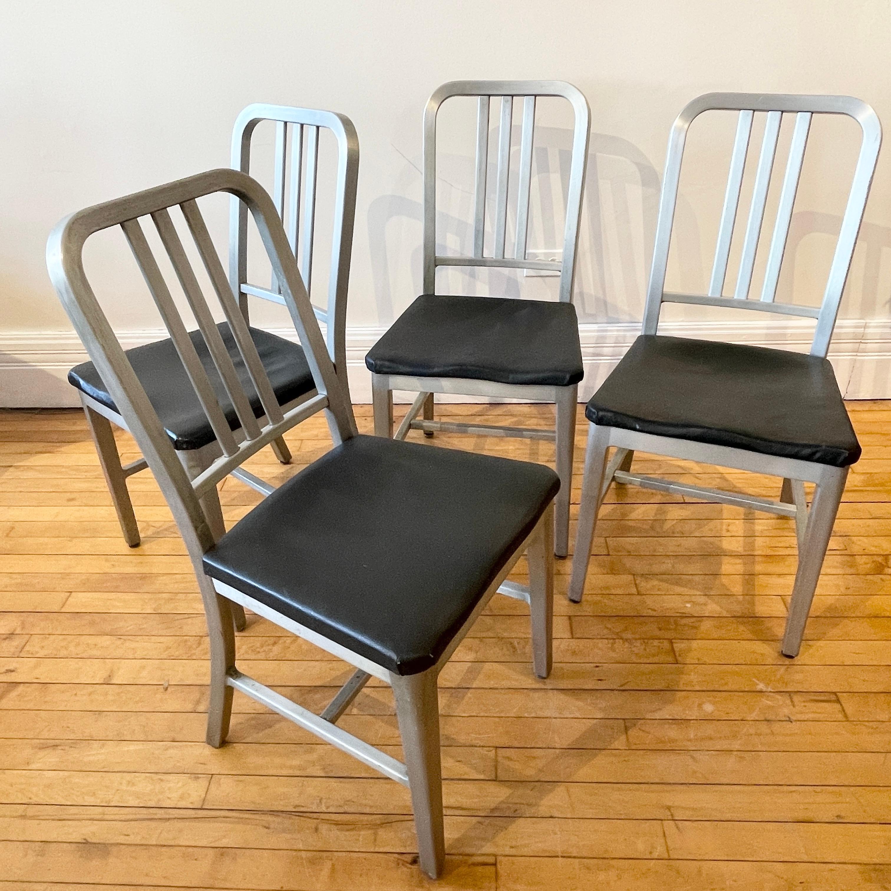 Early Original Navy Chairs by Goodform / General Fireproofing 60 Available 2
