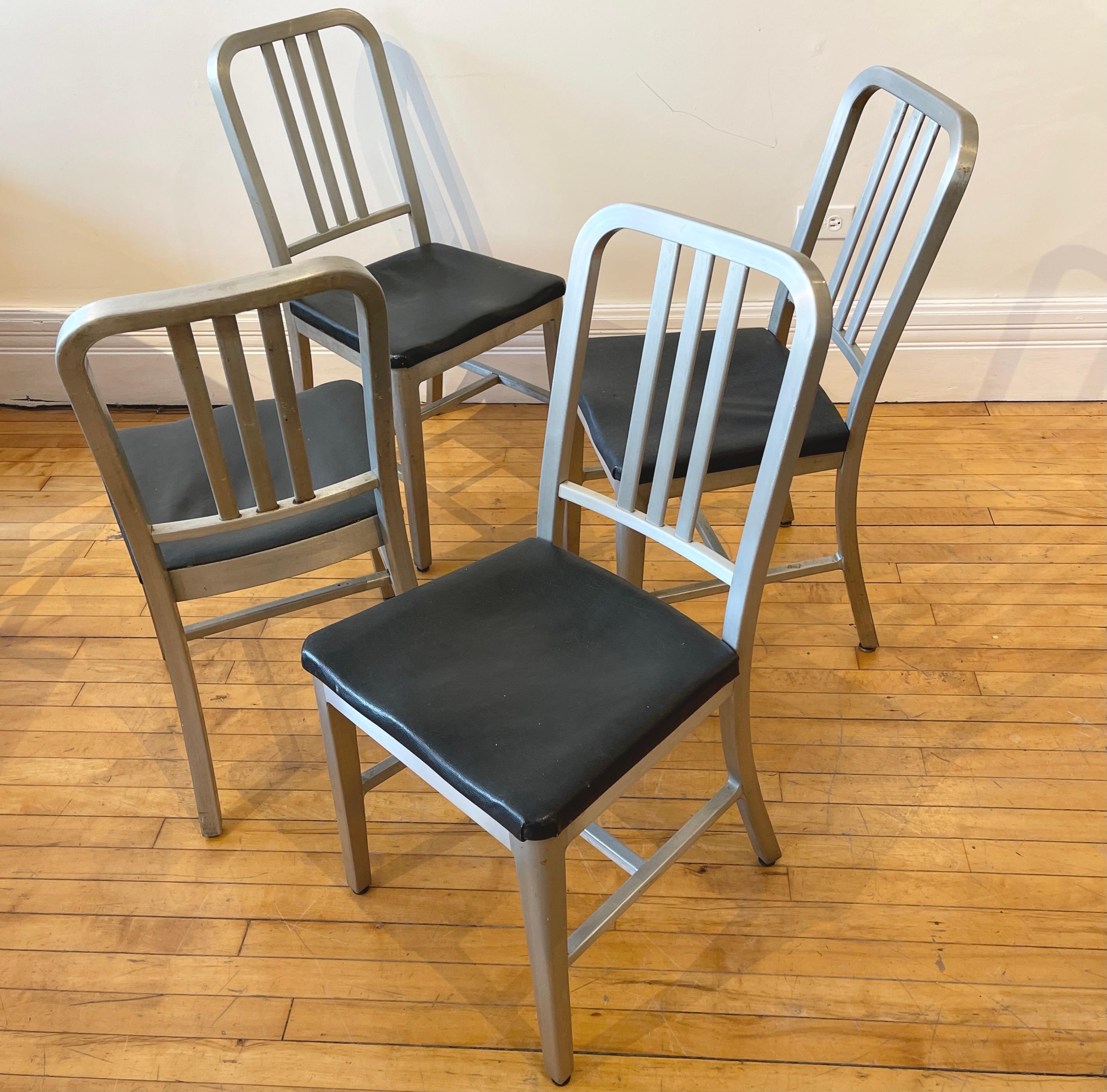 Early Original Navy Chairs by Goodform / General Fireproofing 60 Available 3
