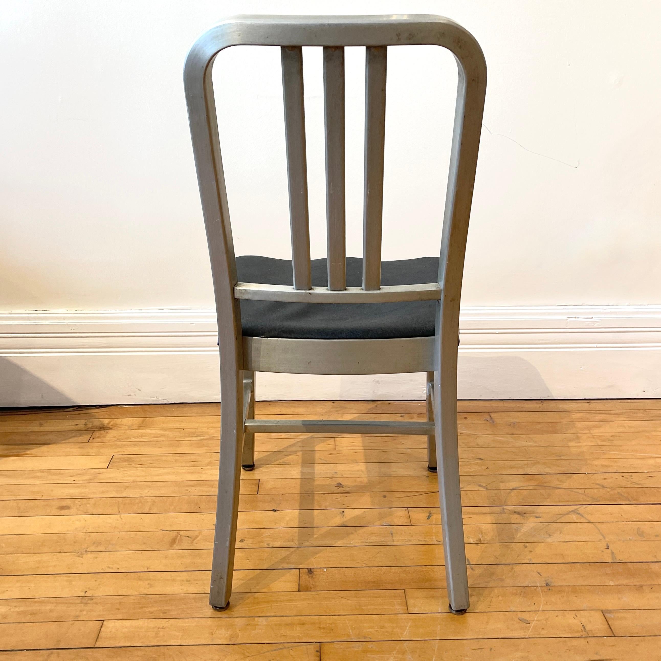 American Early Original Navy Chairs by Goodform / General Fireproofing 60 Available