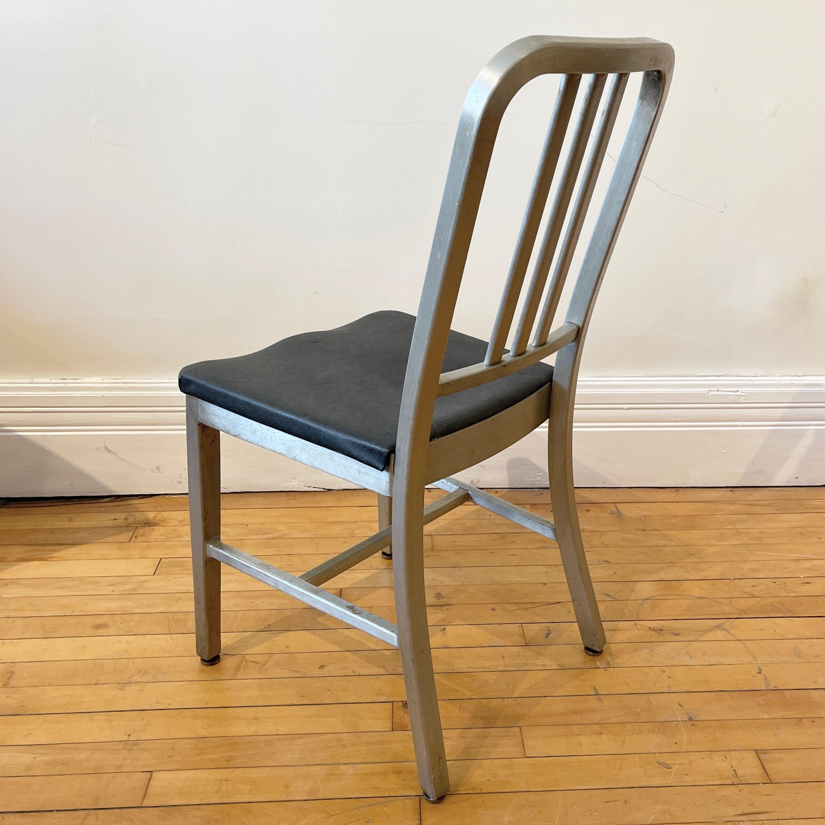 Welded Early Original Navy Chairs by Goodform / General Fireproofing 60 Available