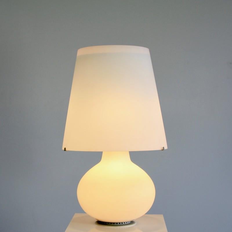 Glass Early Original Table Lamp by Max Ingrand for Fontana Arte, 1954