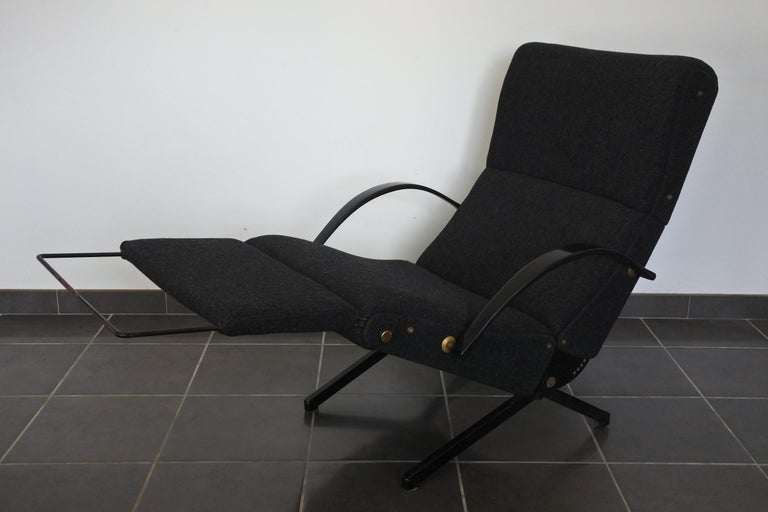 Early Osvaldo Borsani P40 Lounge Chair for Tecno, 1950s 13