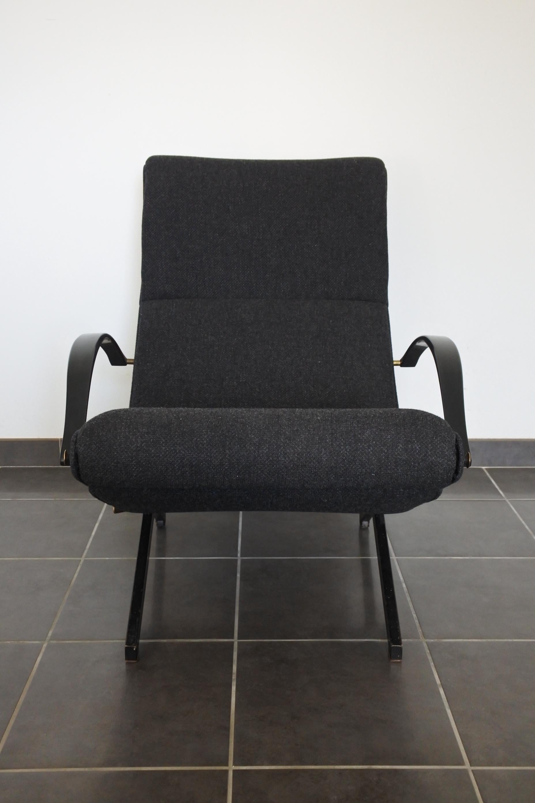Early Osvaldo Borsani P40 Lounge Chair for Tecno, 1950s 1
